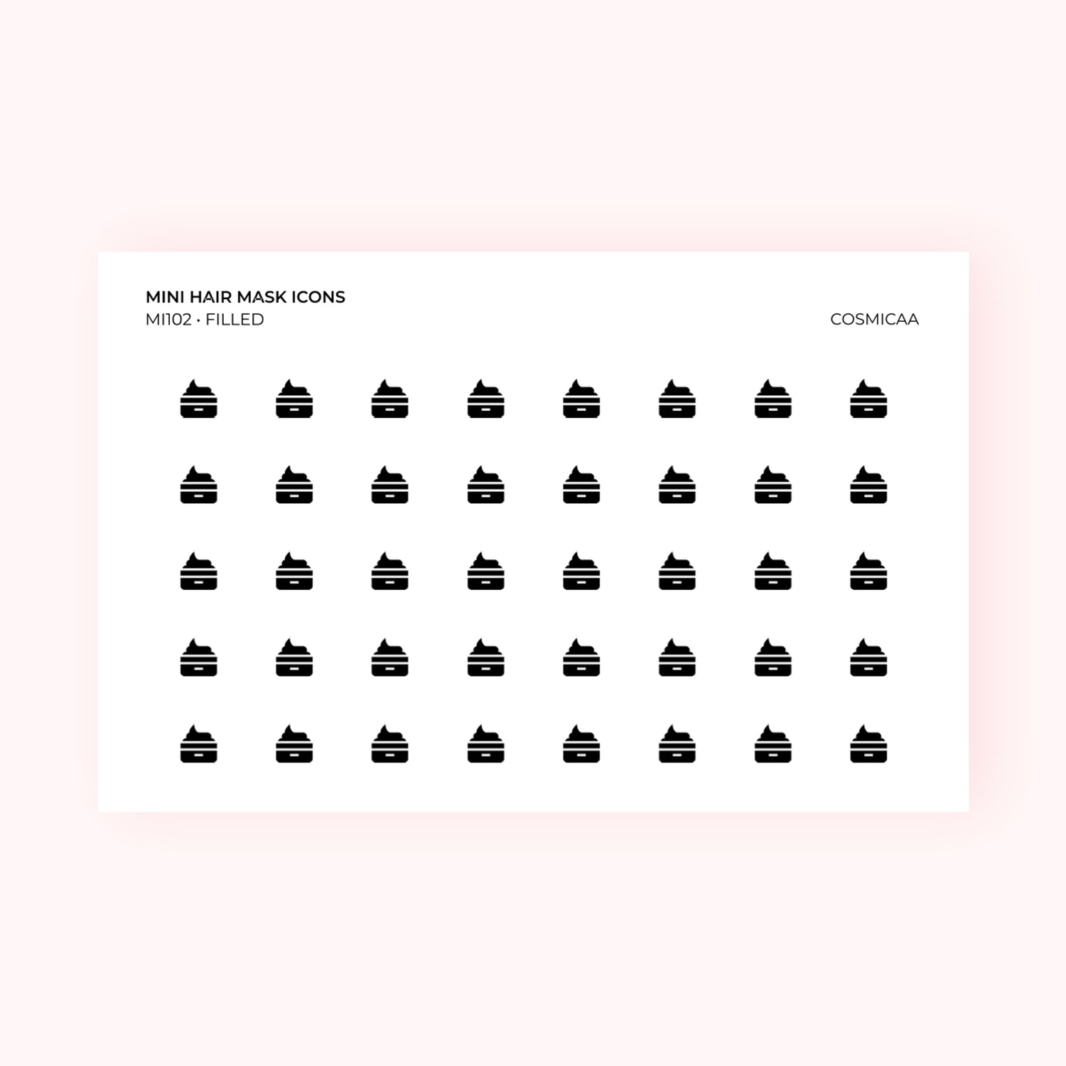 Mini icons - Hair Mask