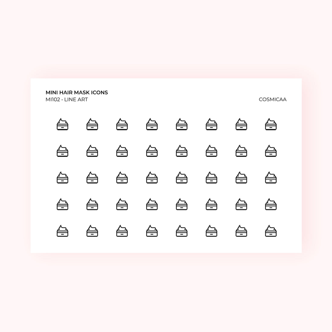 Mini icons - Hair Mask