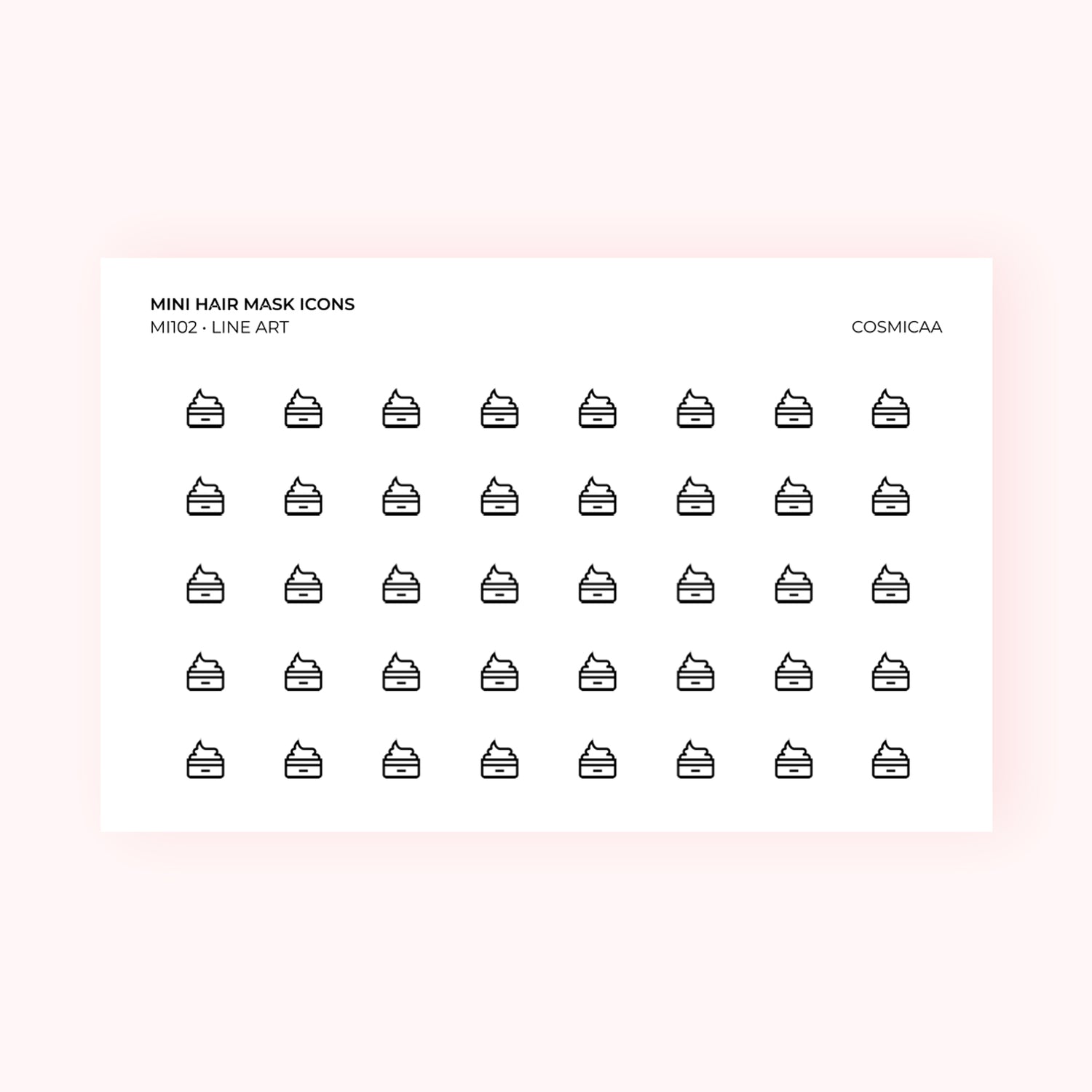 Mini icons - Hair Mask