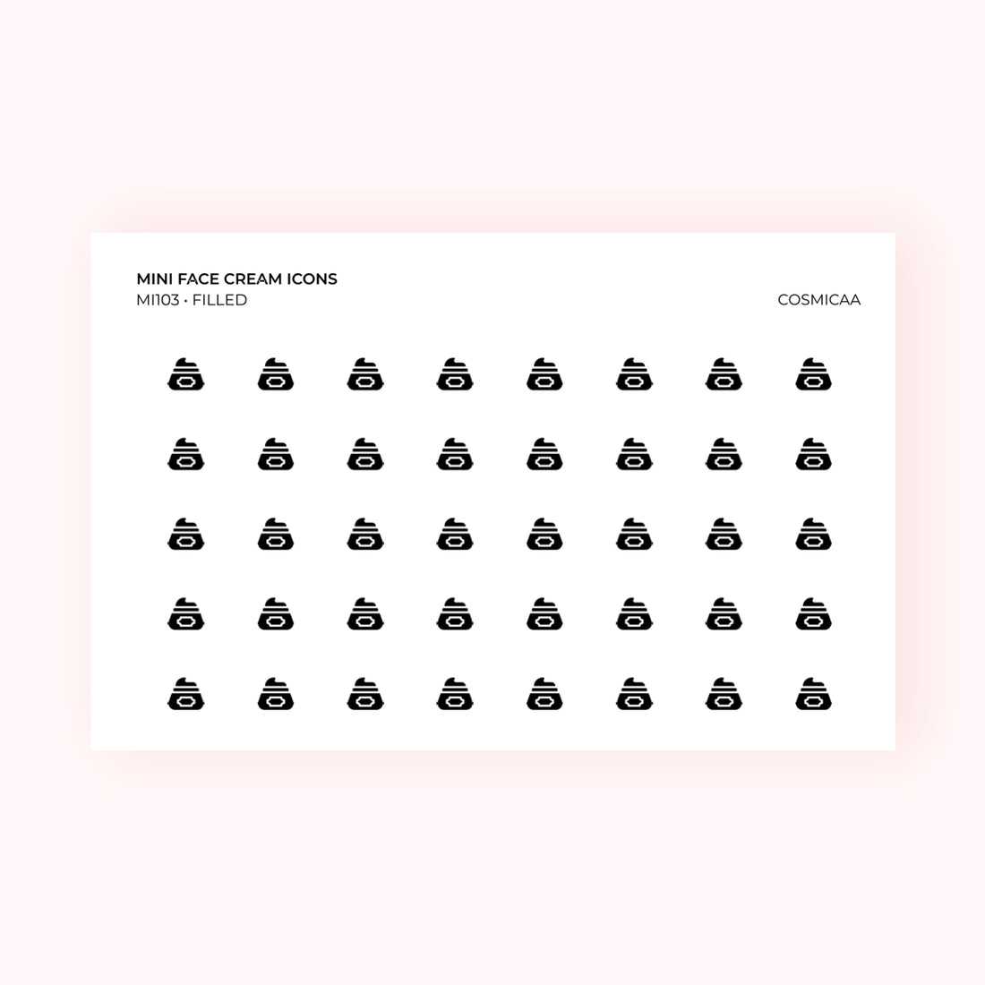 Mini icons - Face Cream