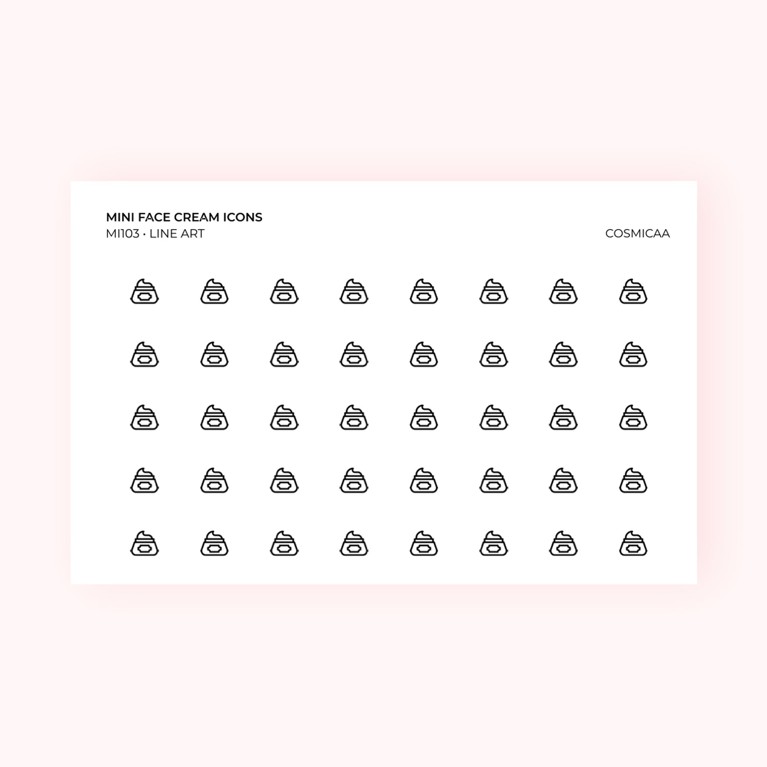 Mini icons - Face Cream
