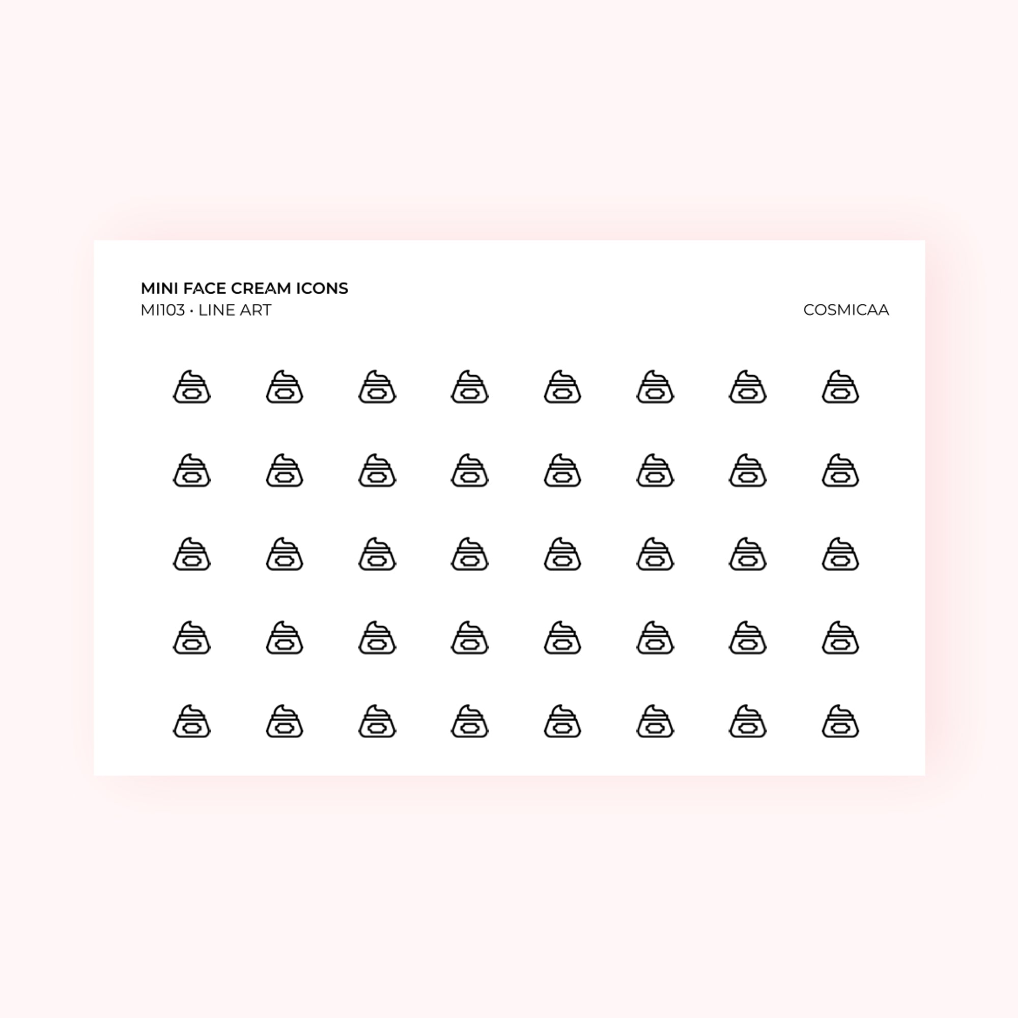 Mini icons - Face Cream