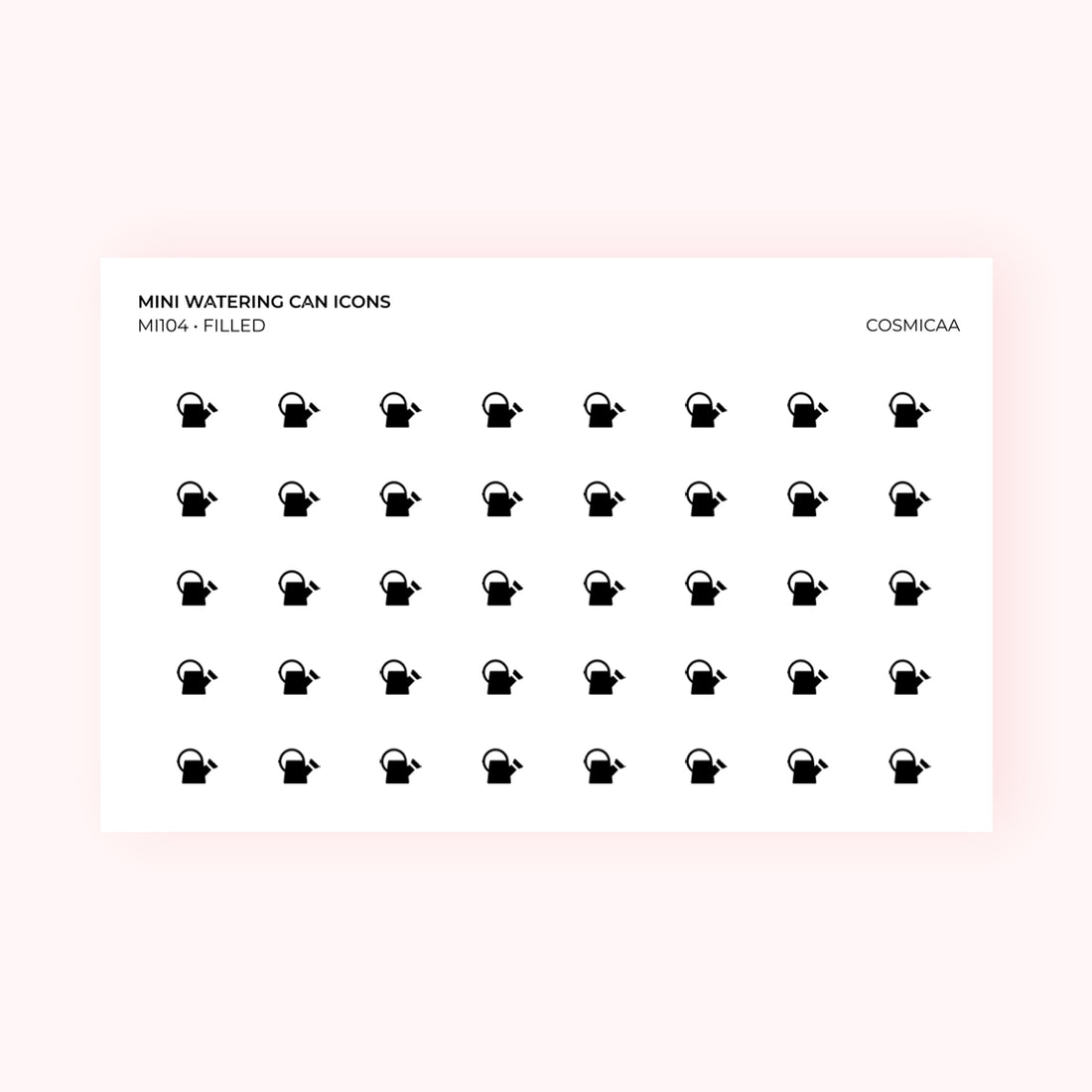 Mini icons - Watering Can