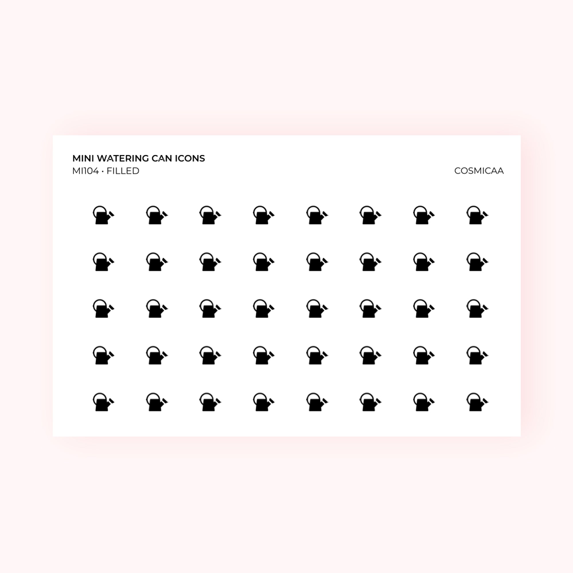 Mini icons - Watering Can
