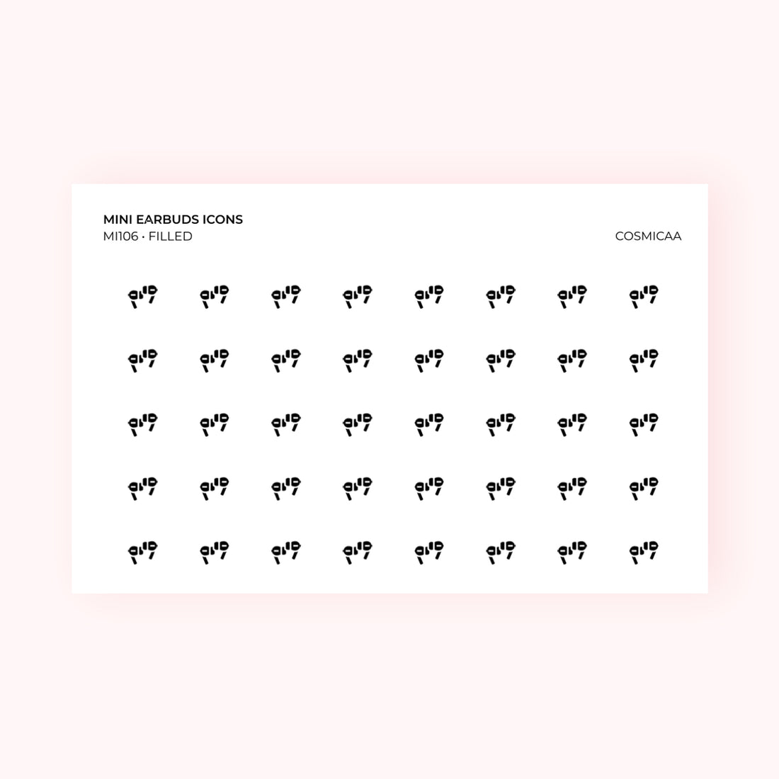 Mini icons - Earbuds