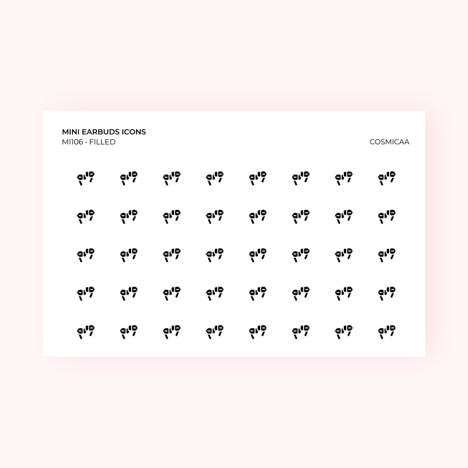 Mini icons - Earbuds