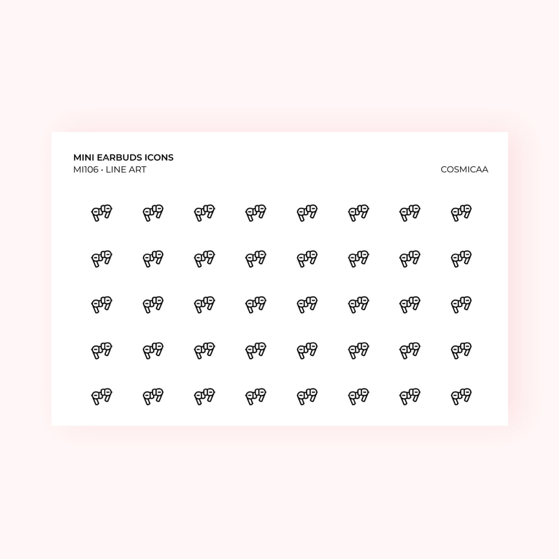 Mini icons - Earbuds