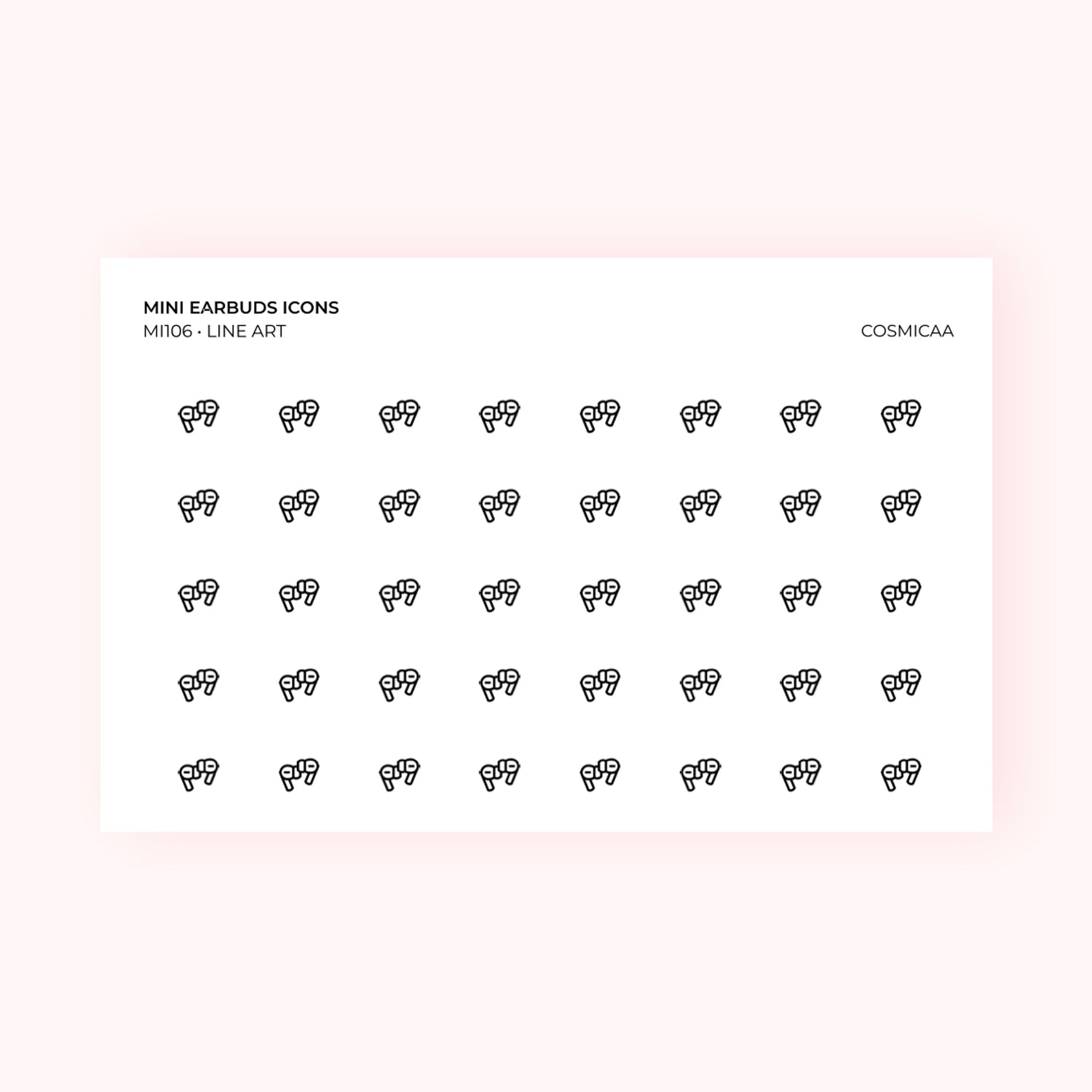 Mini icons - Earbuds