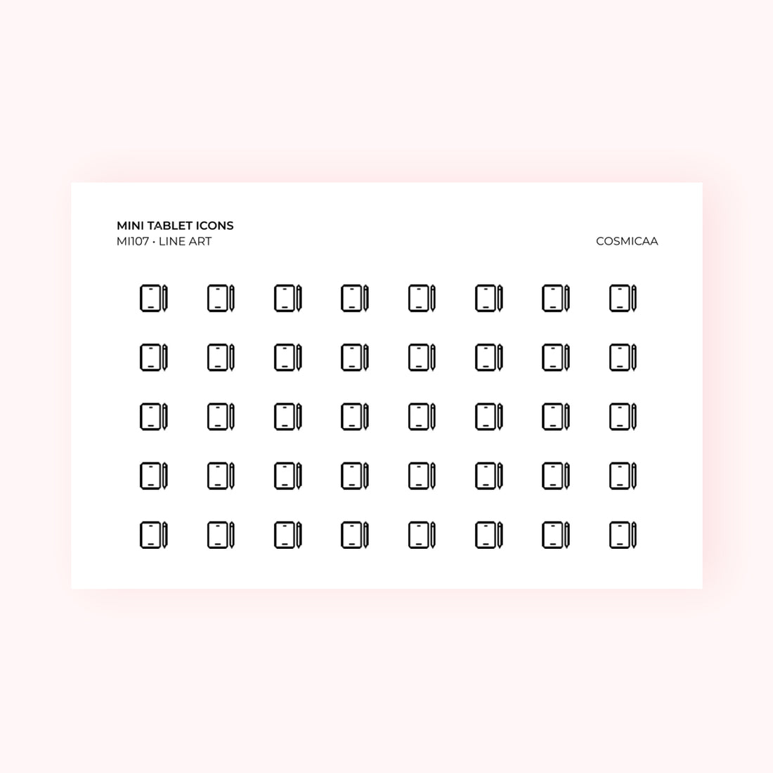 Mini icons - Tablet