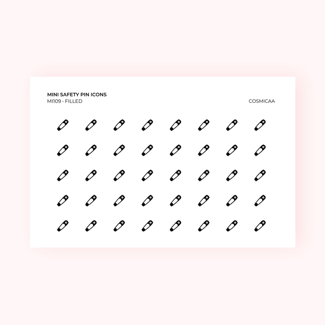 Mini icons - Safety Pin