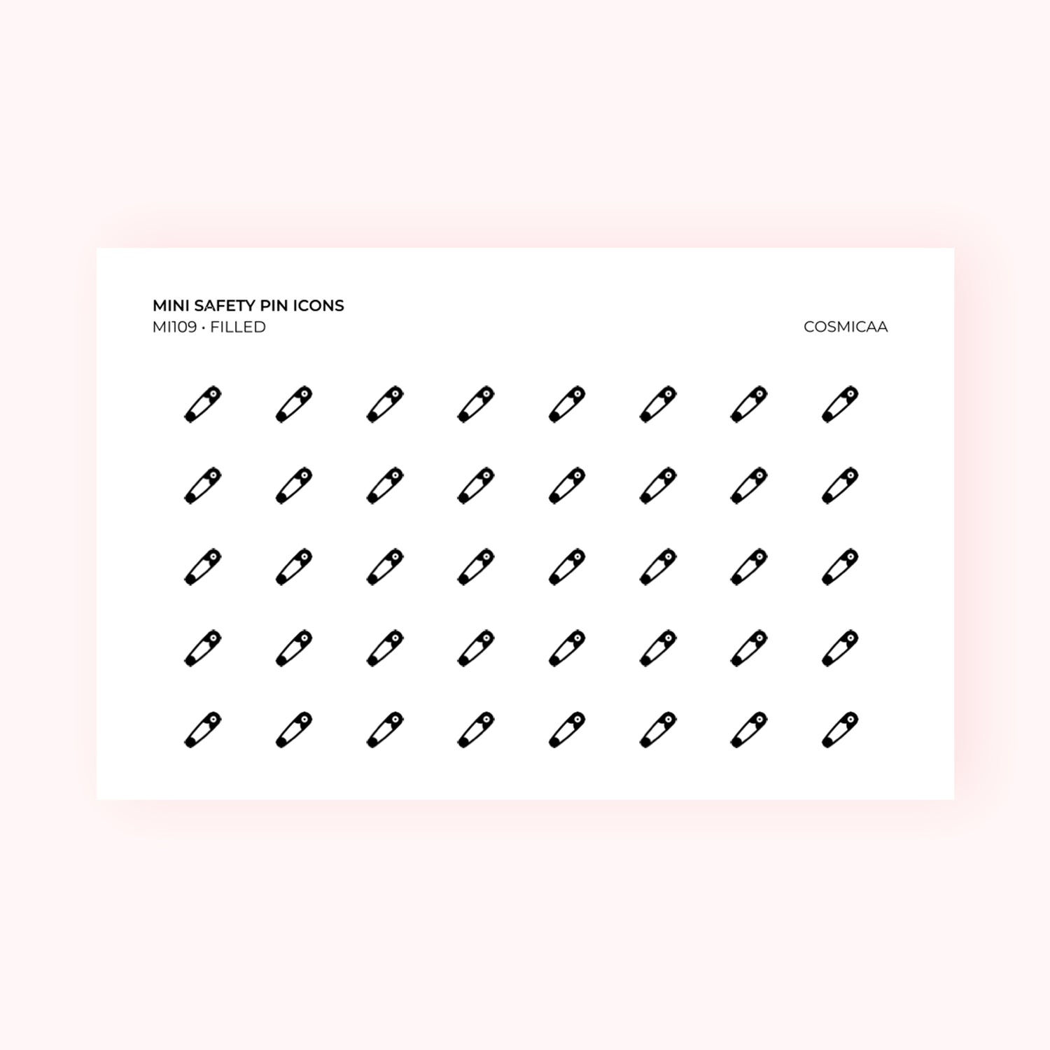 Mini icons - Safety Pin