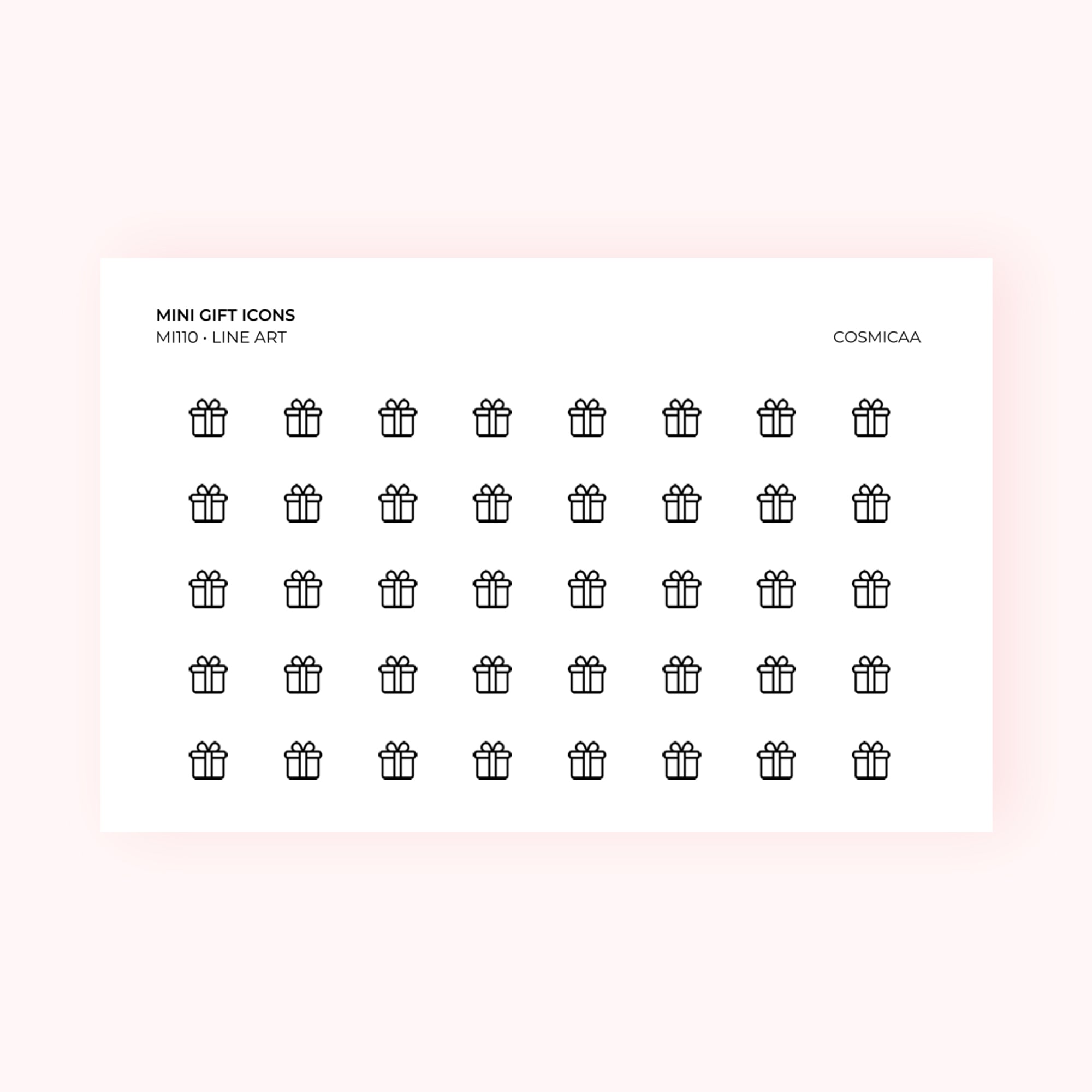 Mini icons - Gift