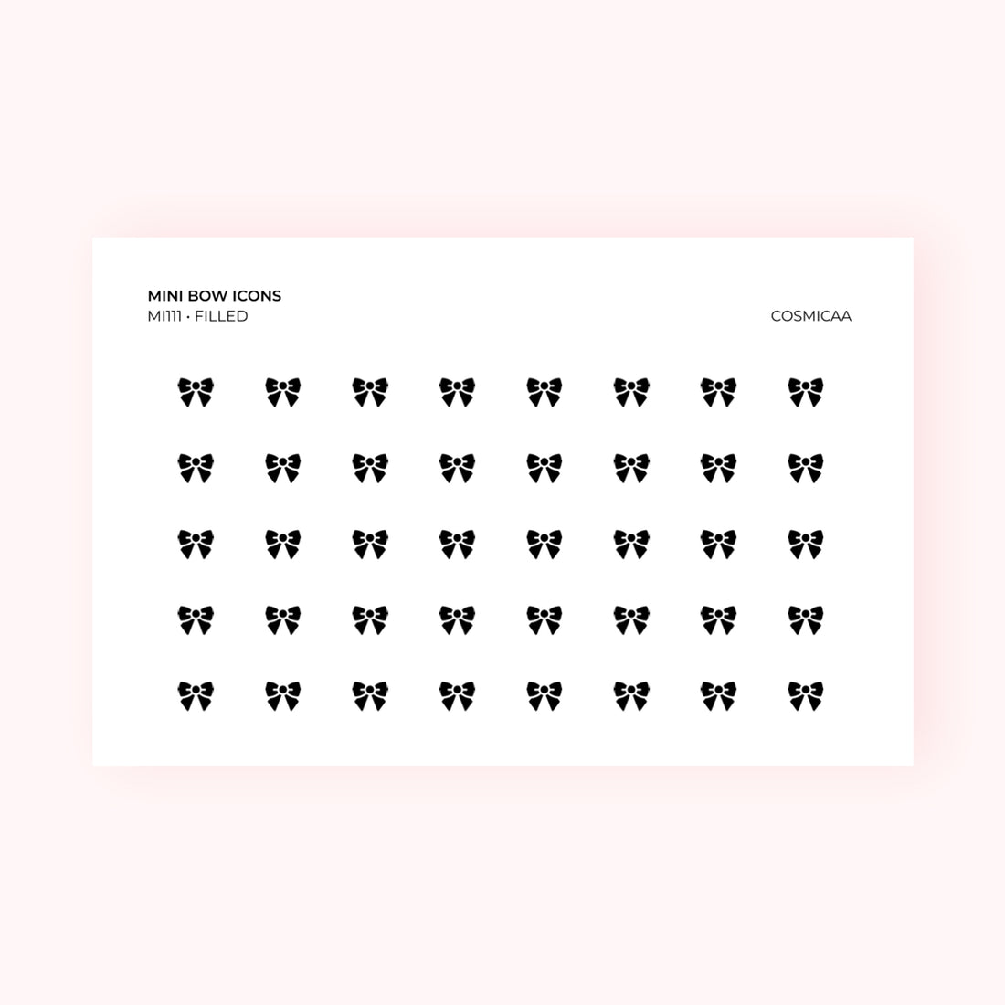 Mini icons - Bow