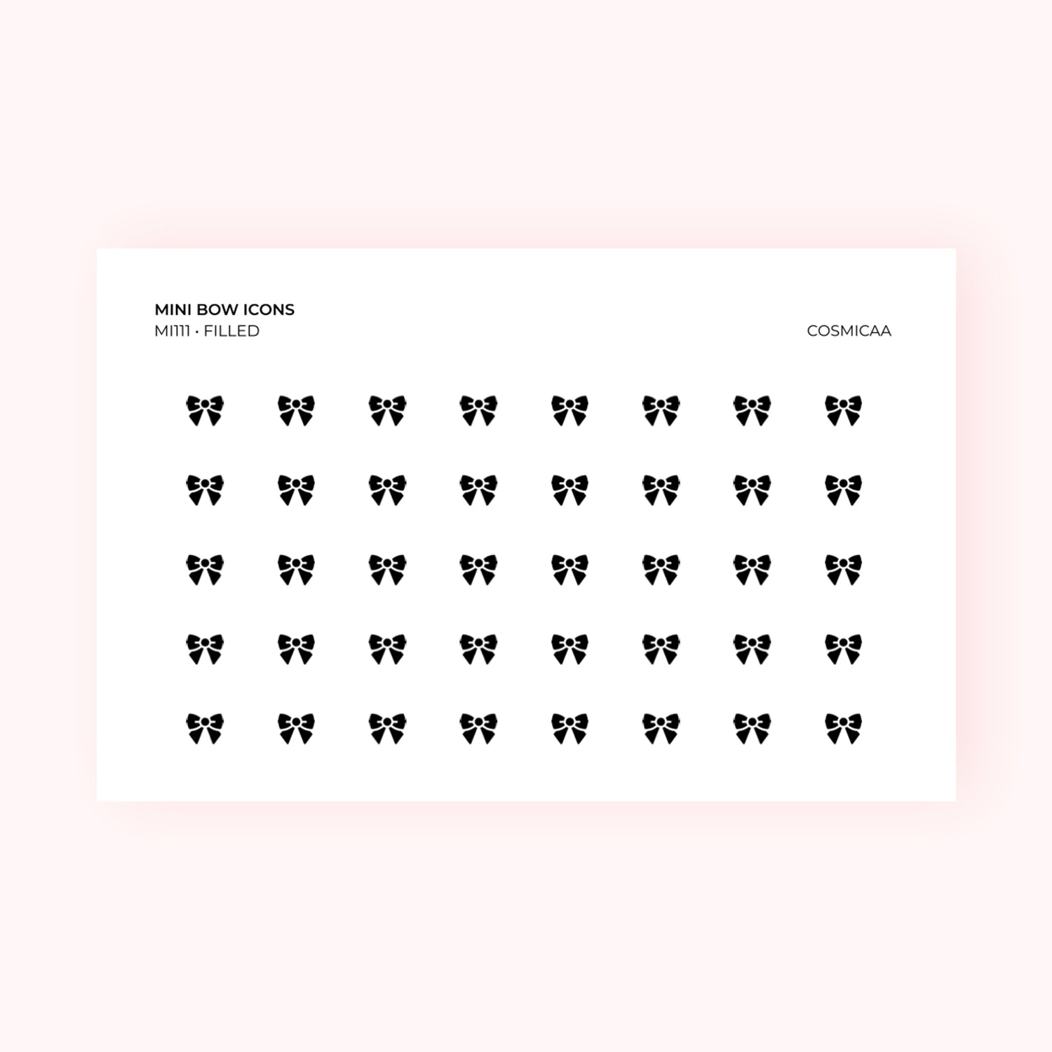 Mini icons - Bow