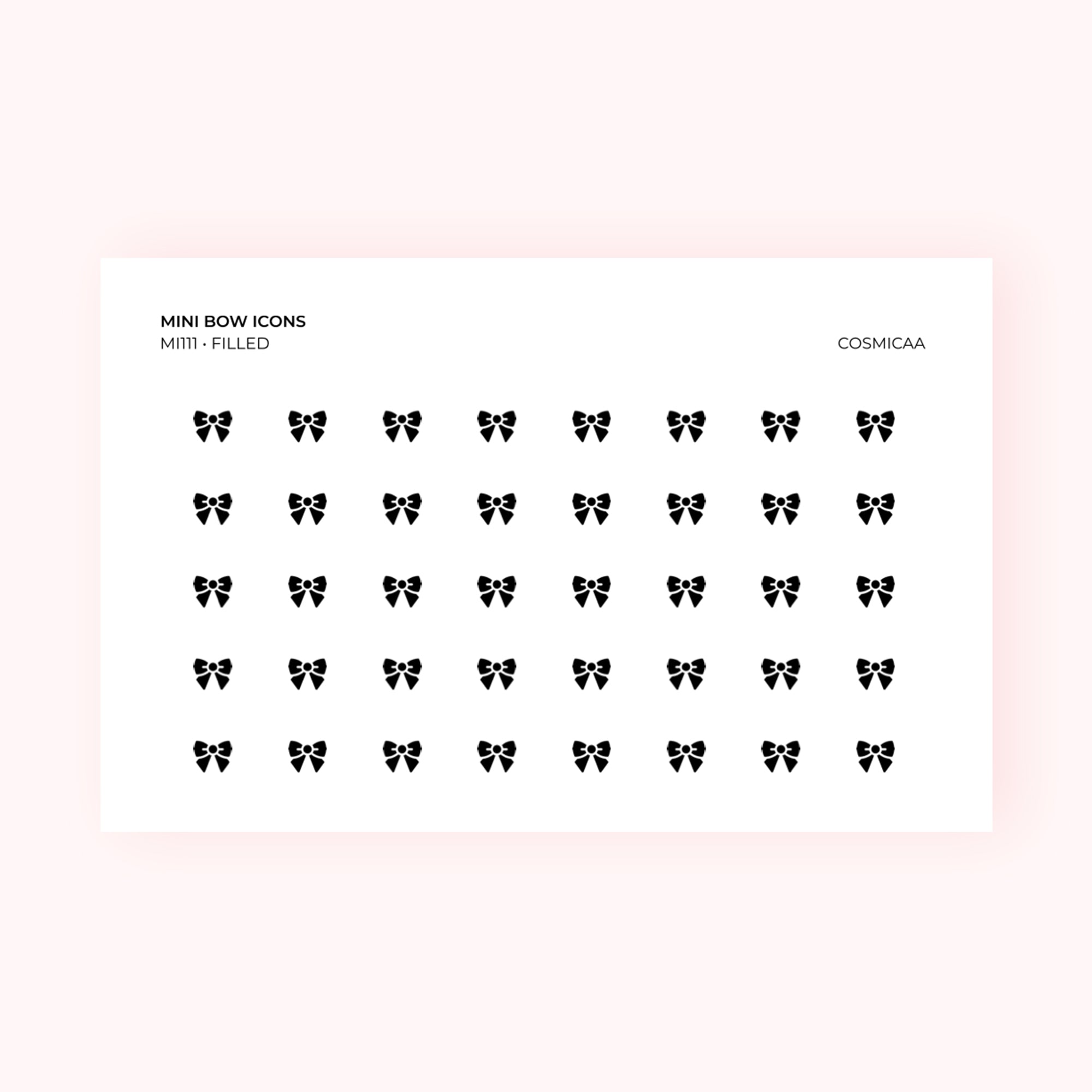 Mini icons - Bow