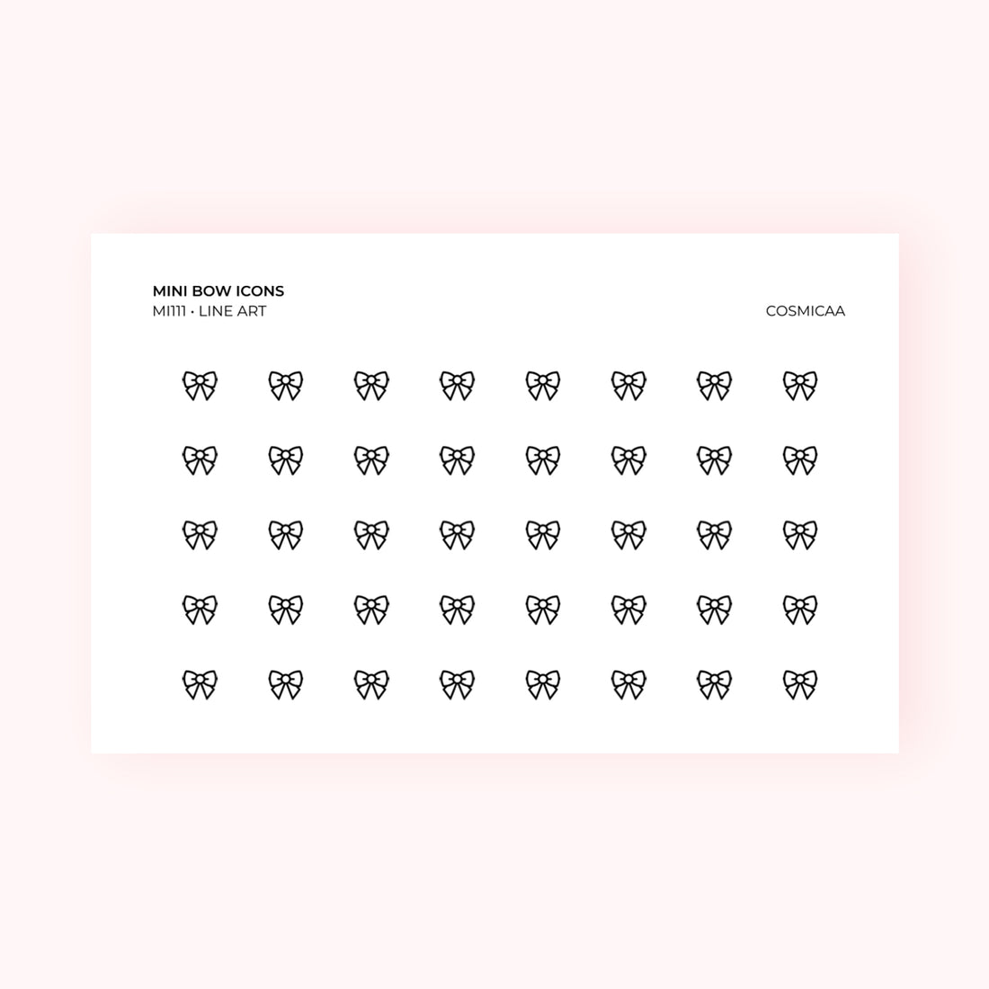 Mini icons - Bow
