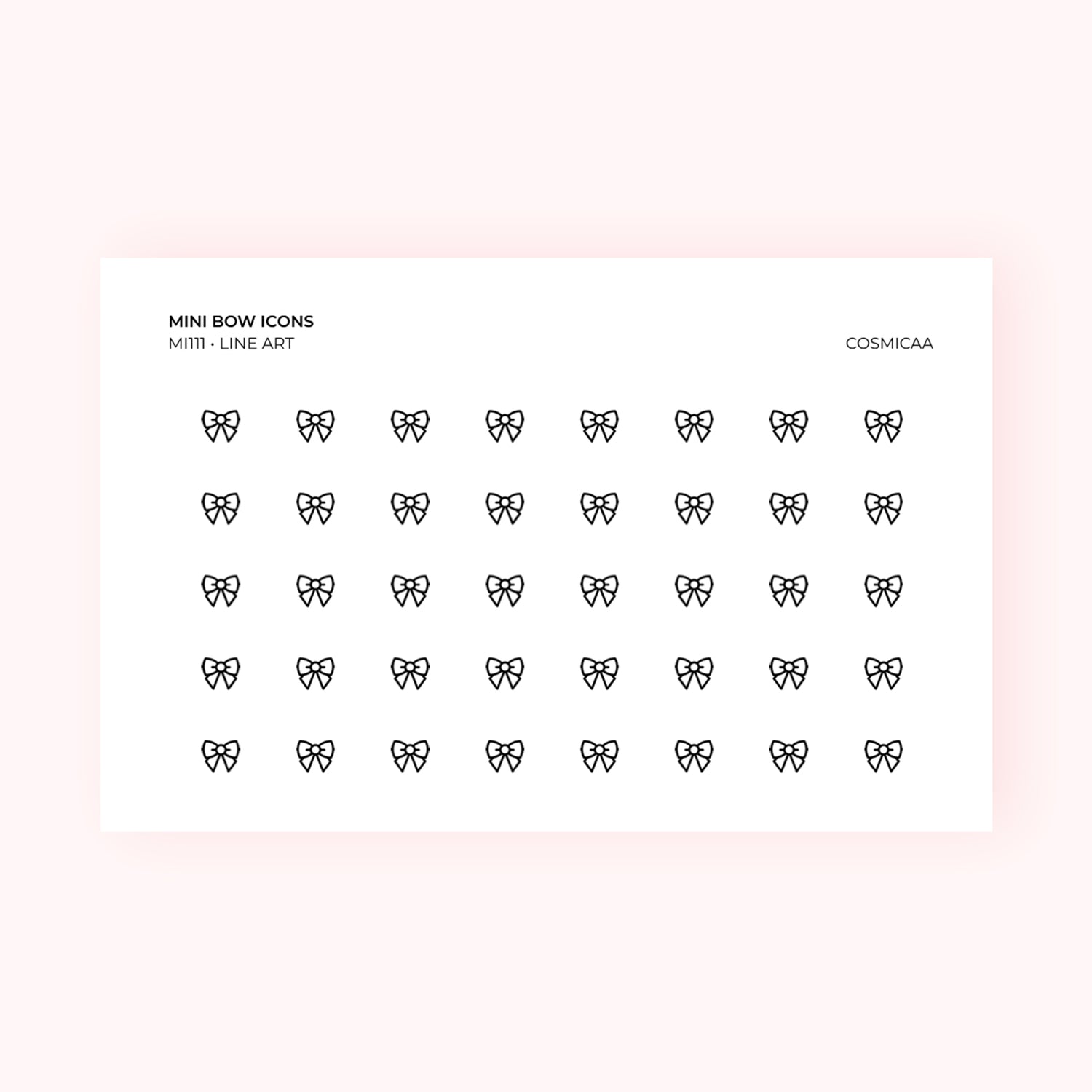 Mini icons - Bow