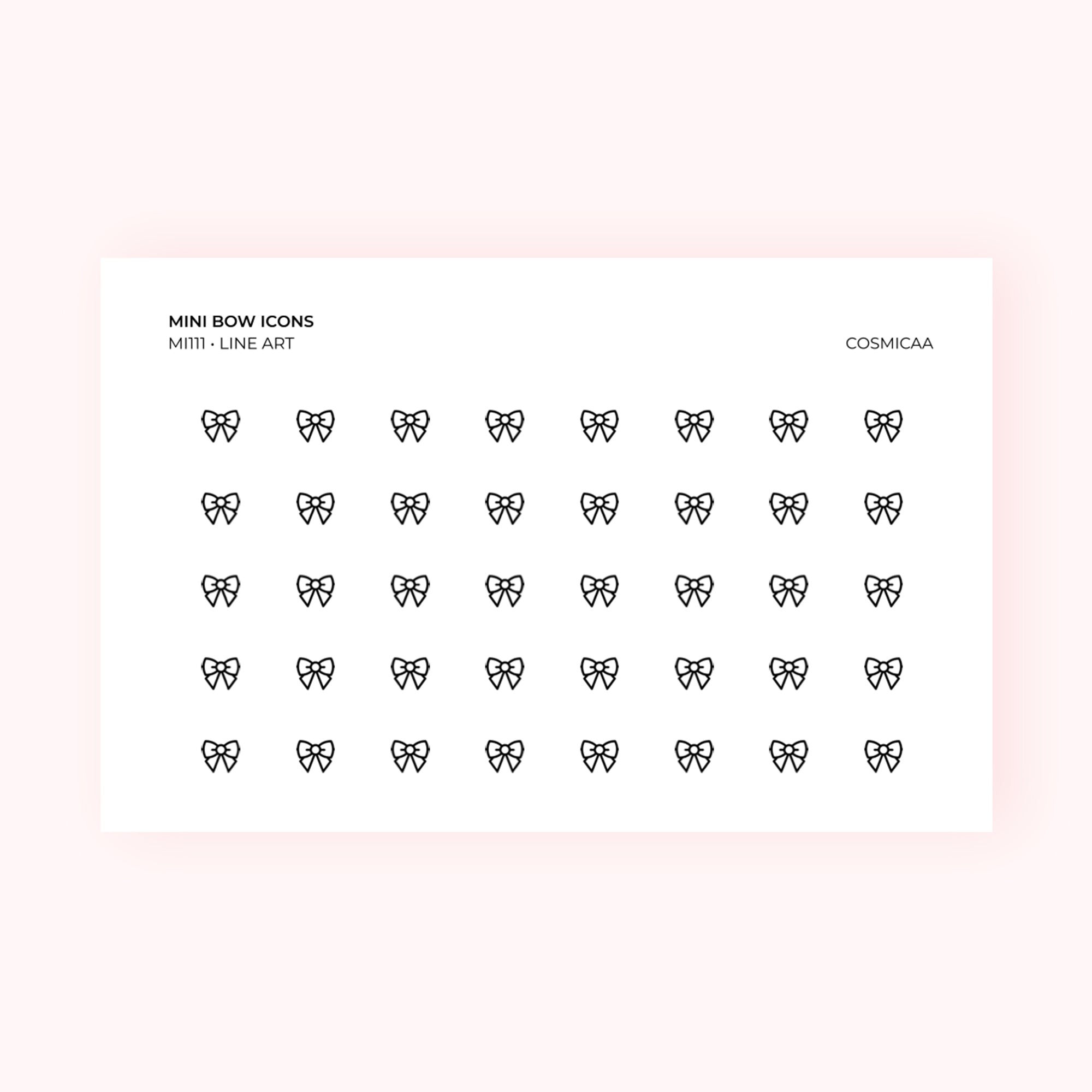 Mini icons - Bow
