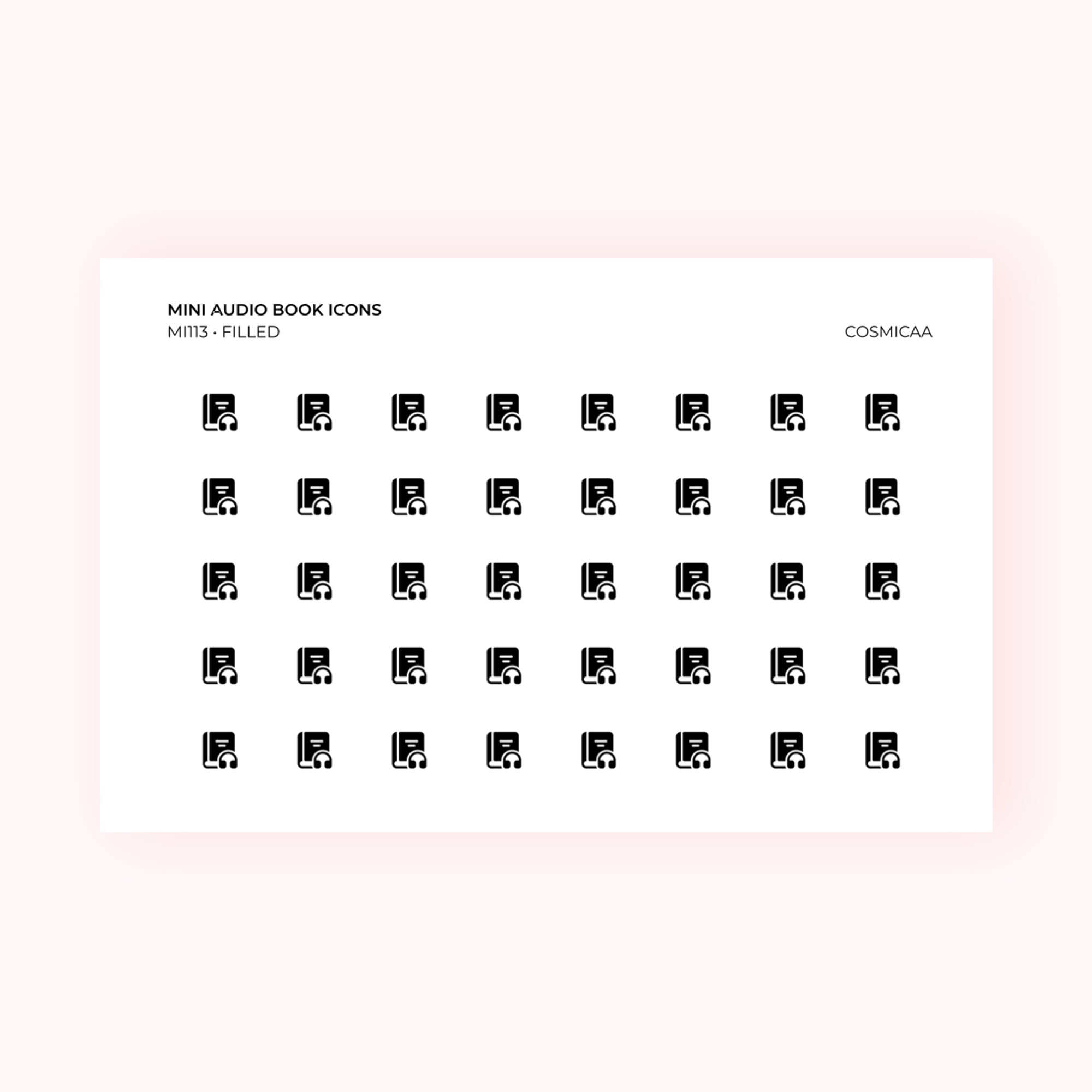 Mini icons - Audio Book