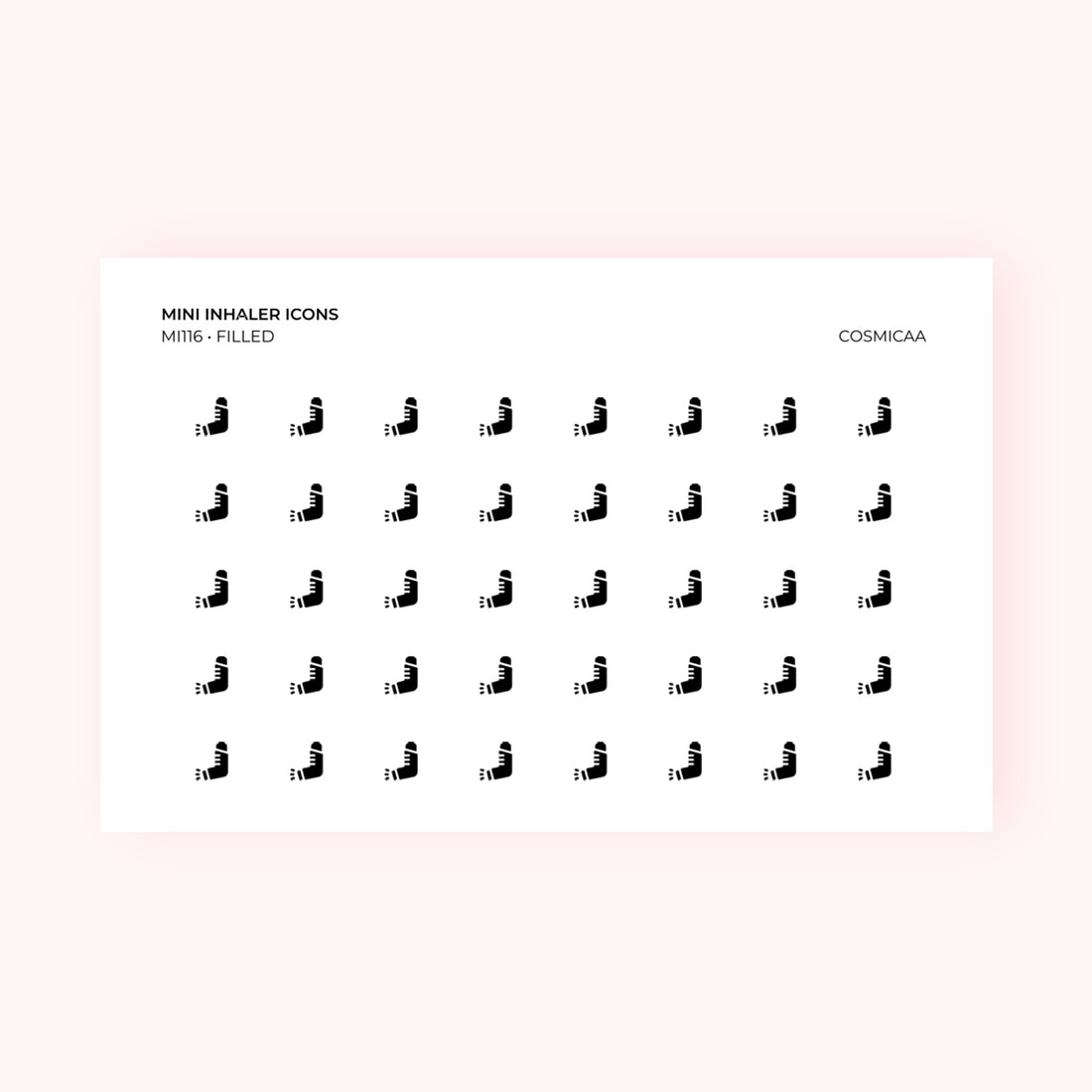 Mini icons - Inhaler