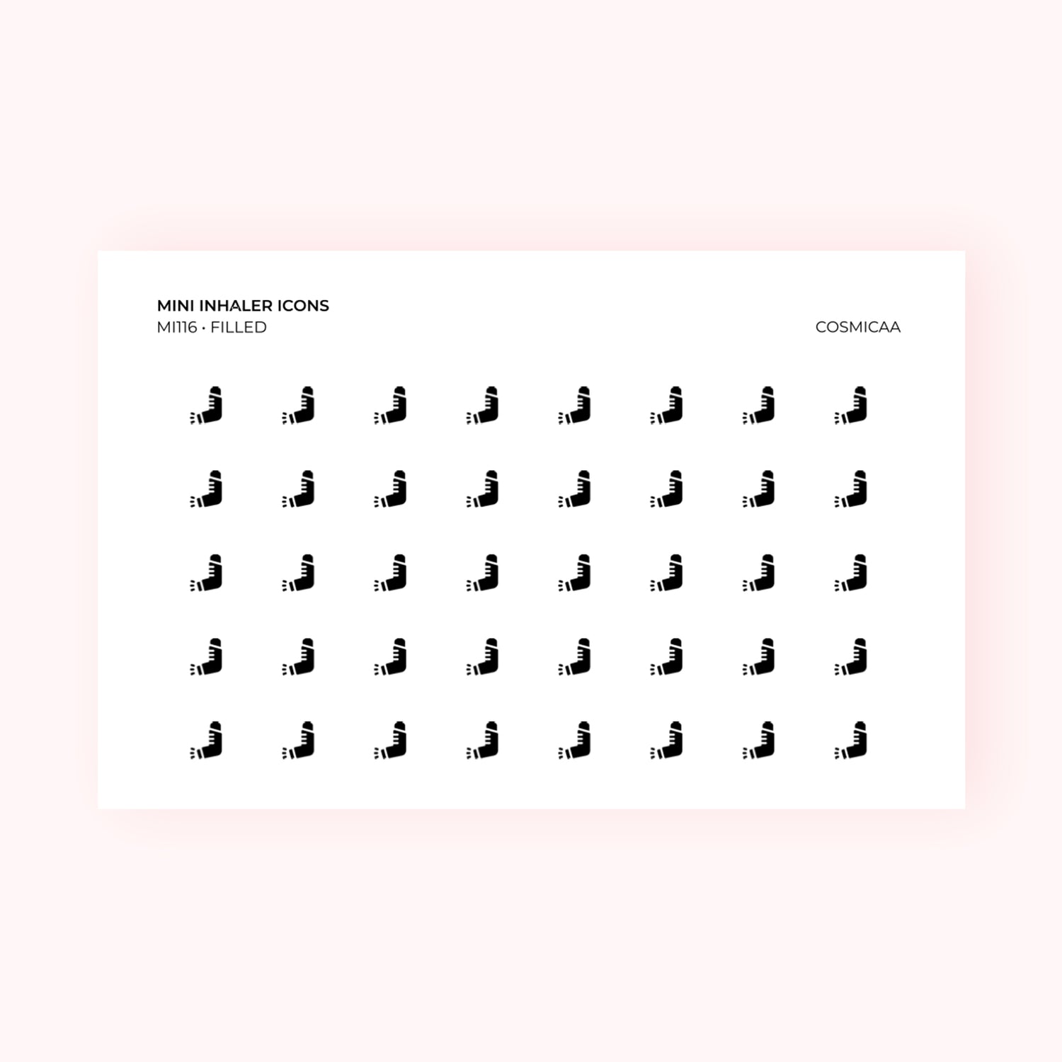 Mini icons - Inhaler