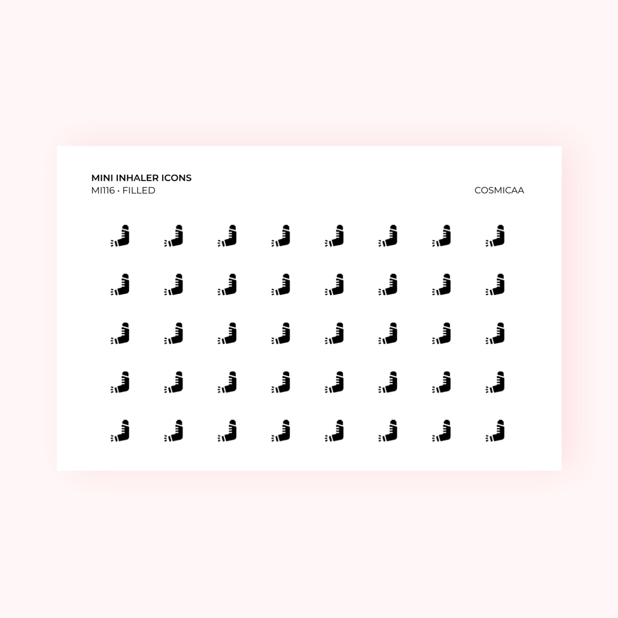 Mini icons - Inhaler