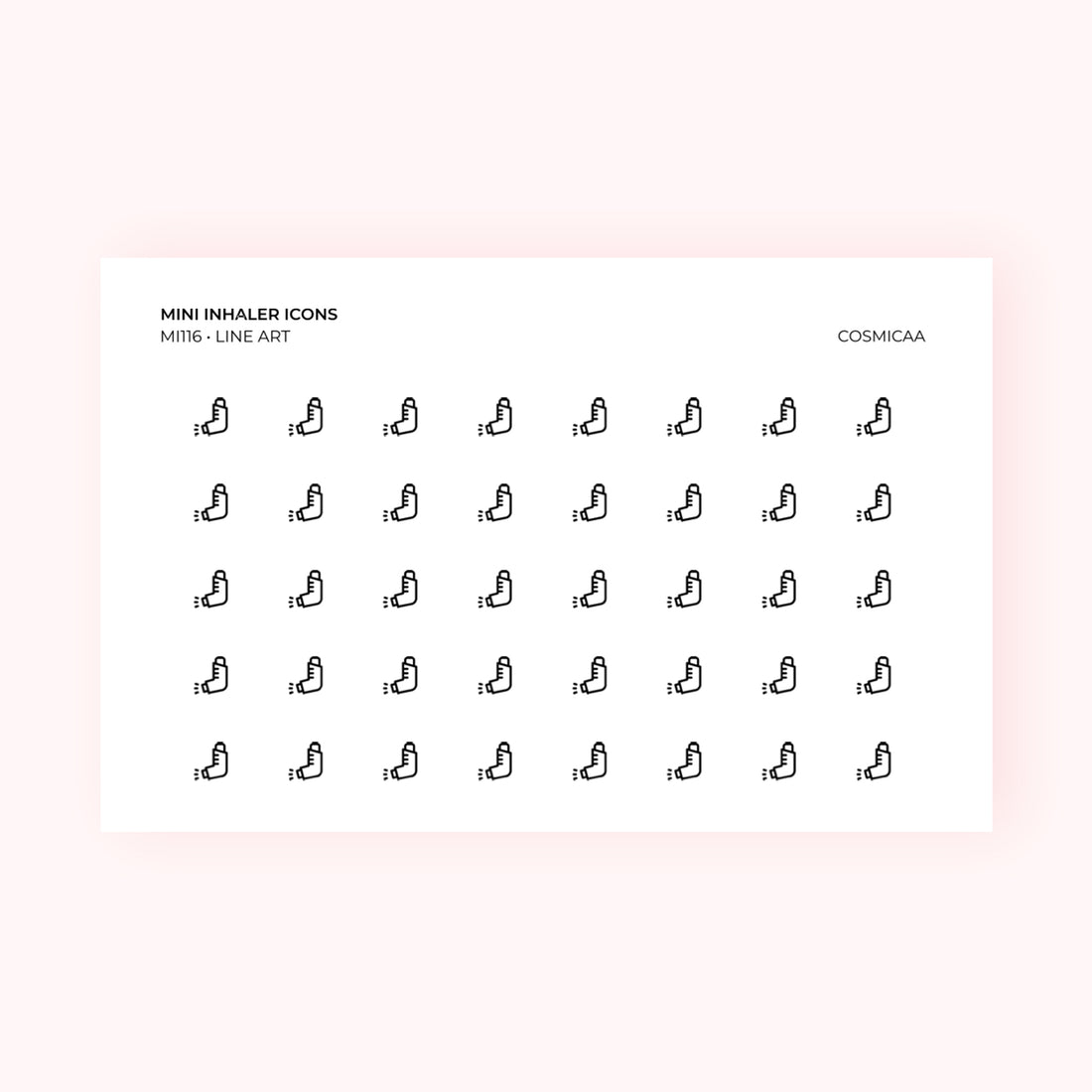 Mini icons - Inhaler