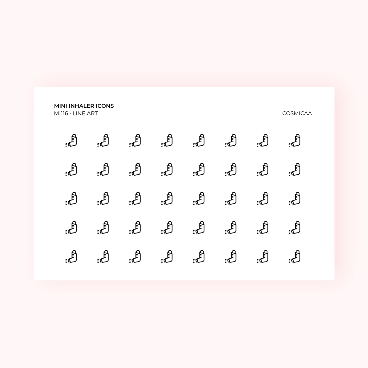 Mini icons - Inhaler