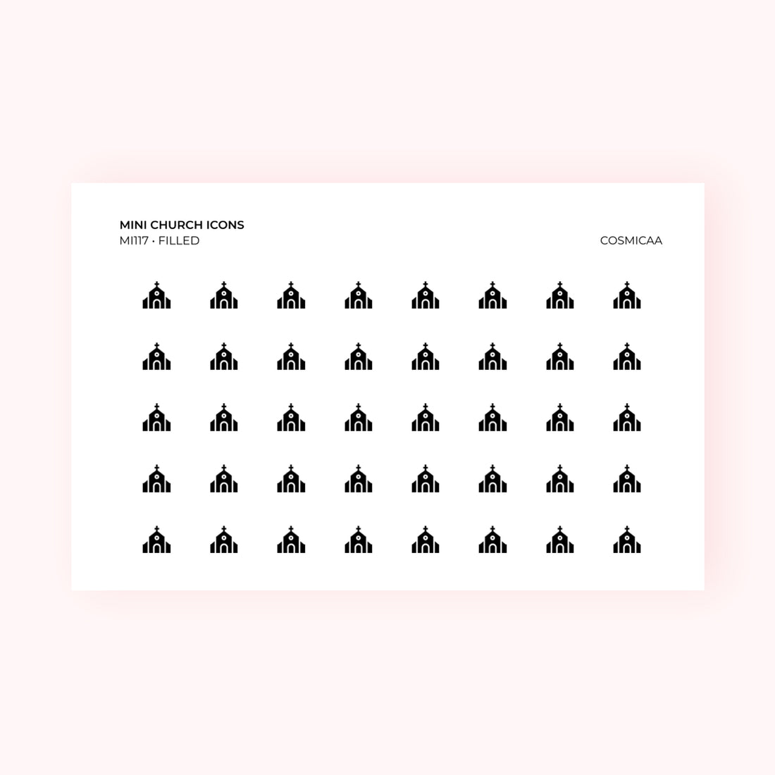 Mini icons - Church