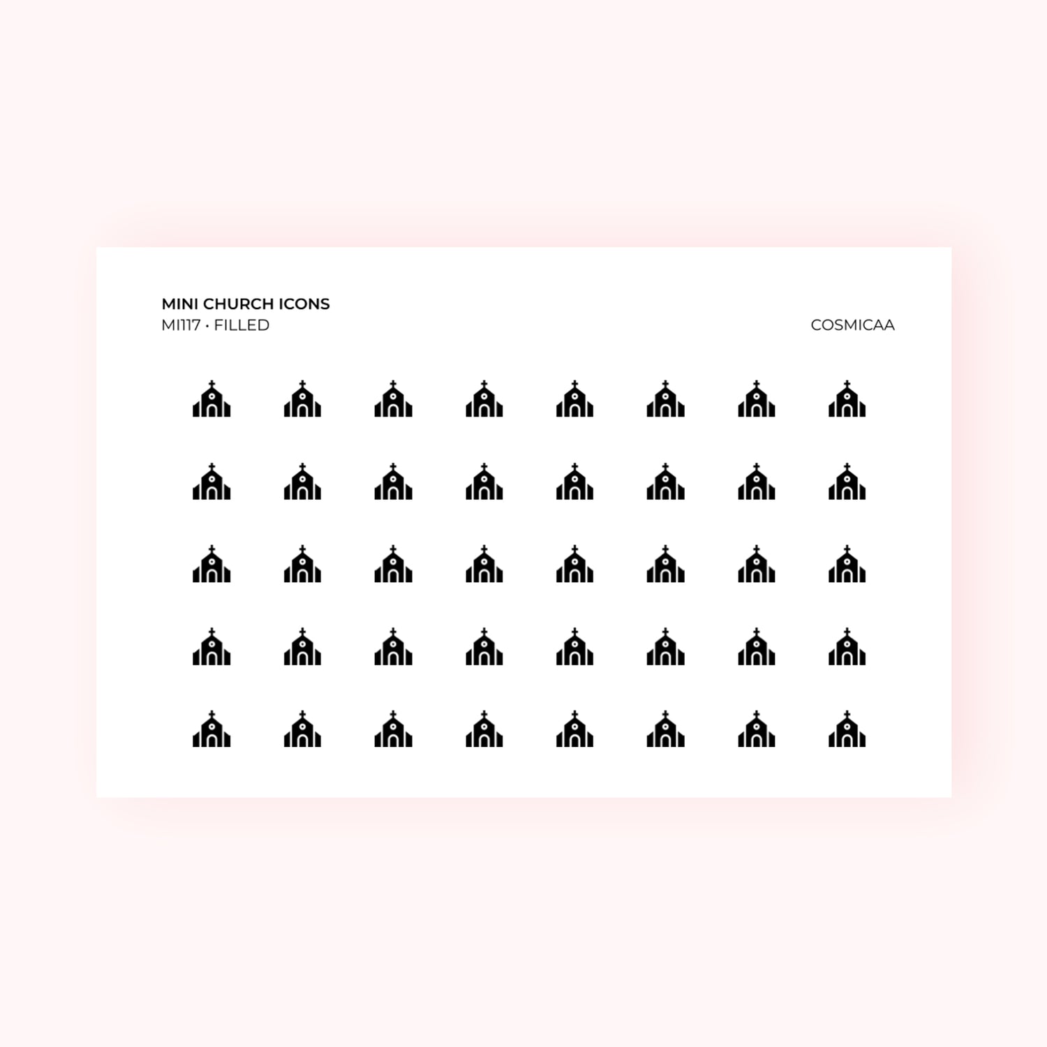 Mini icons - Church
