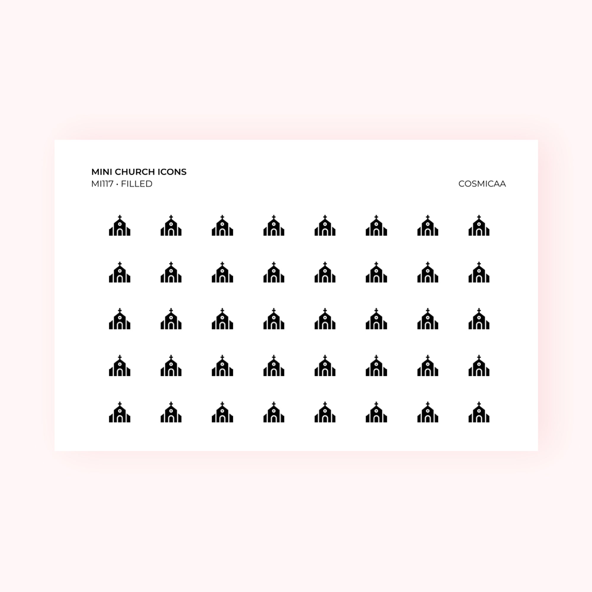 Mini icons - Church