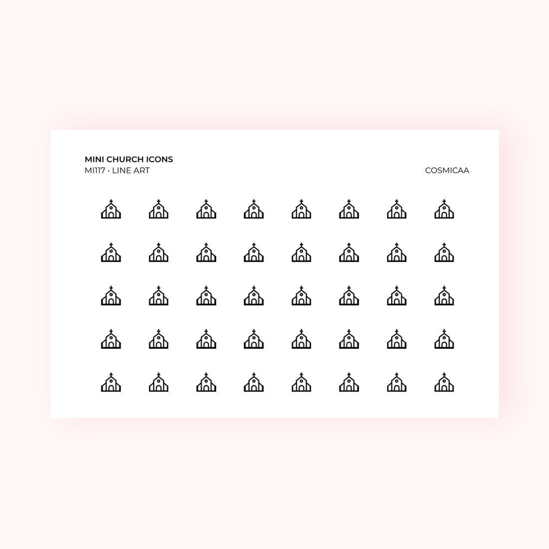 Mini icons - Church