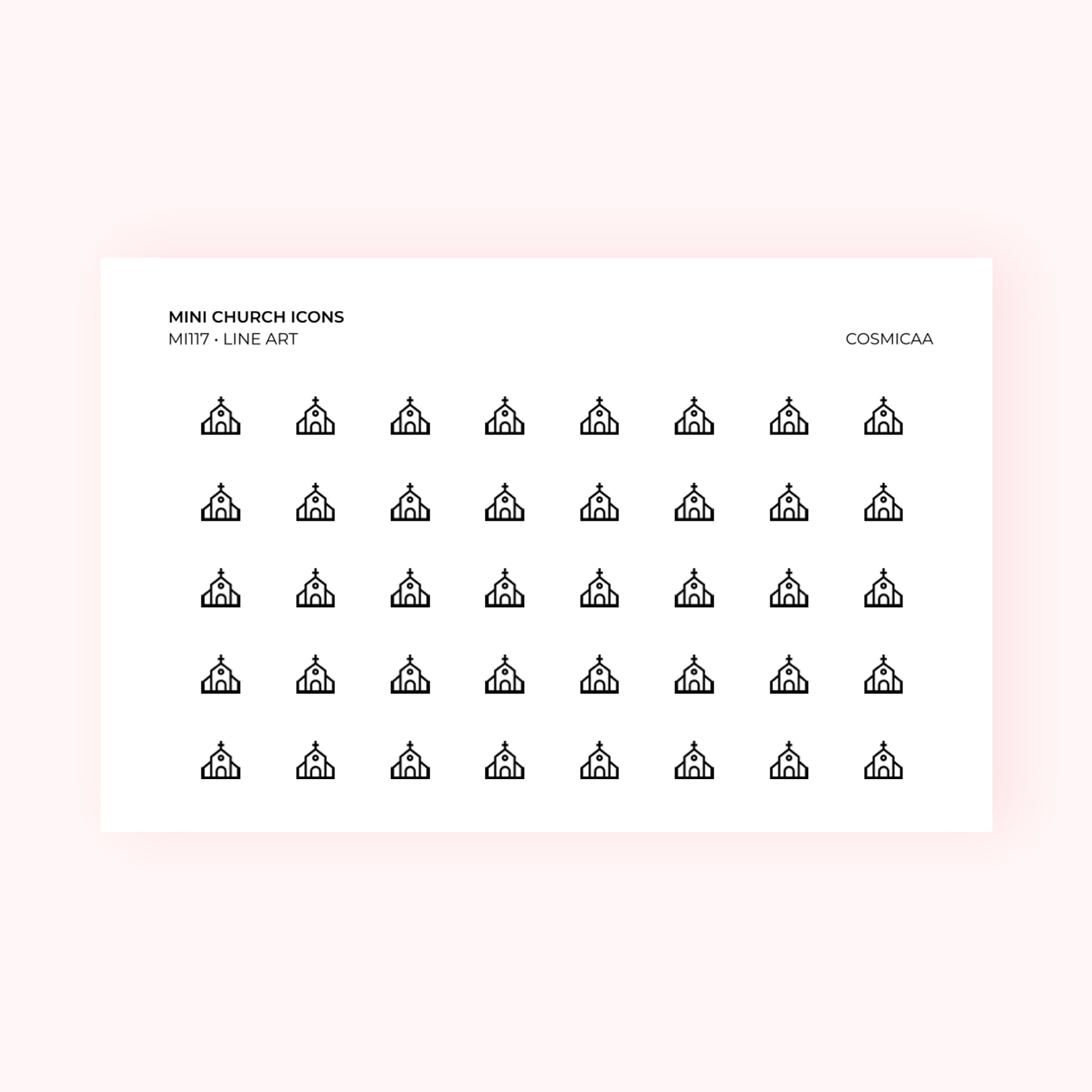 Mini icons - Church