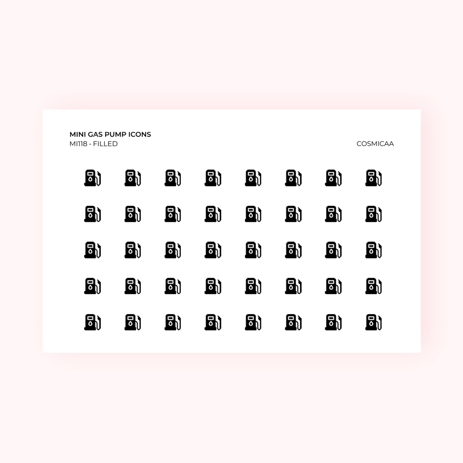 Mini icons - Gas Pump