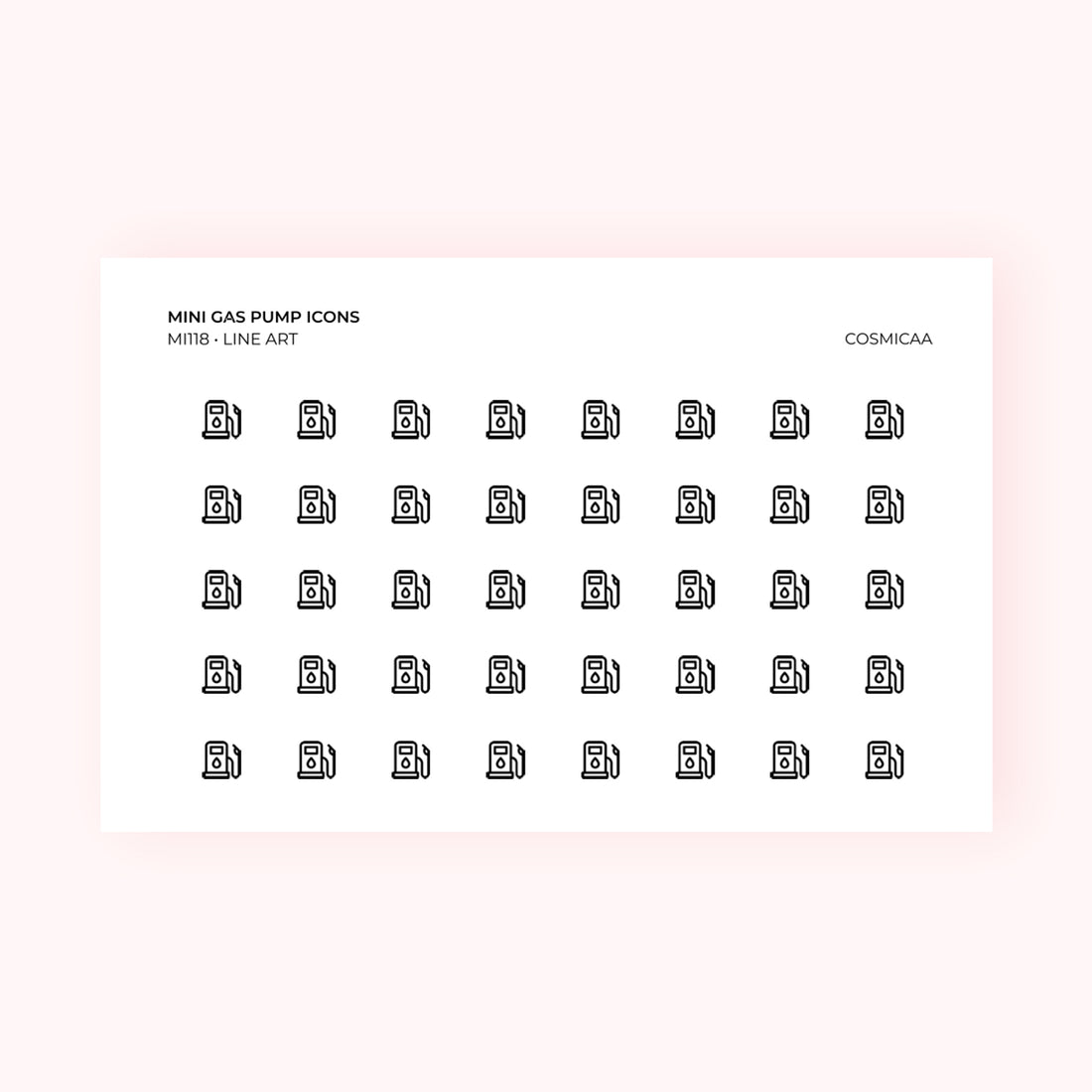 Mini icons - Gas Pump