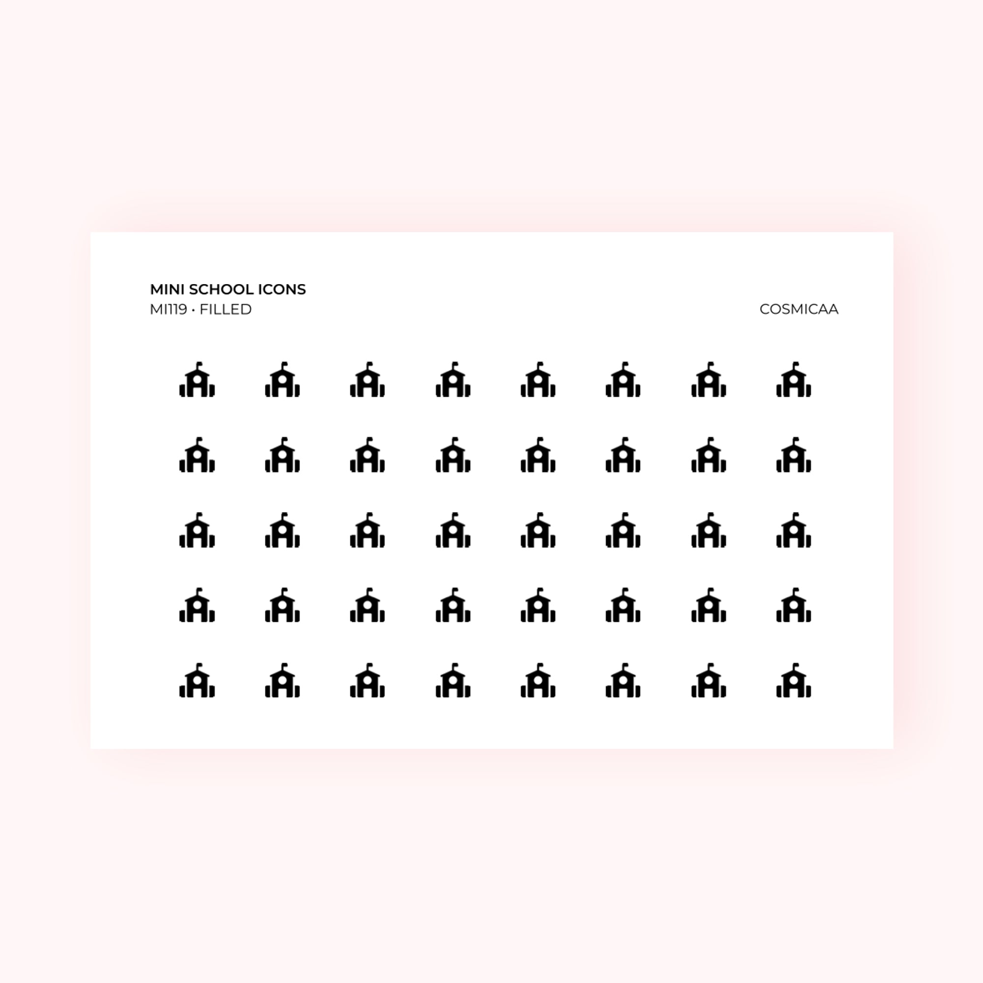 Mini icons - School