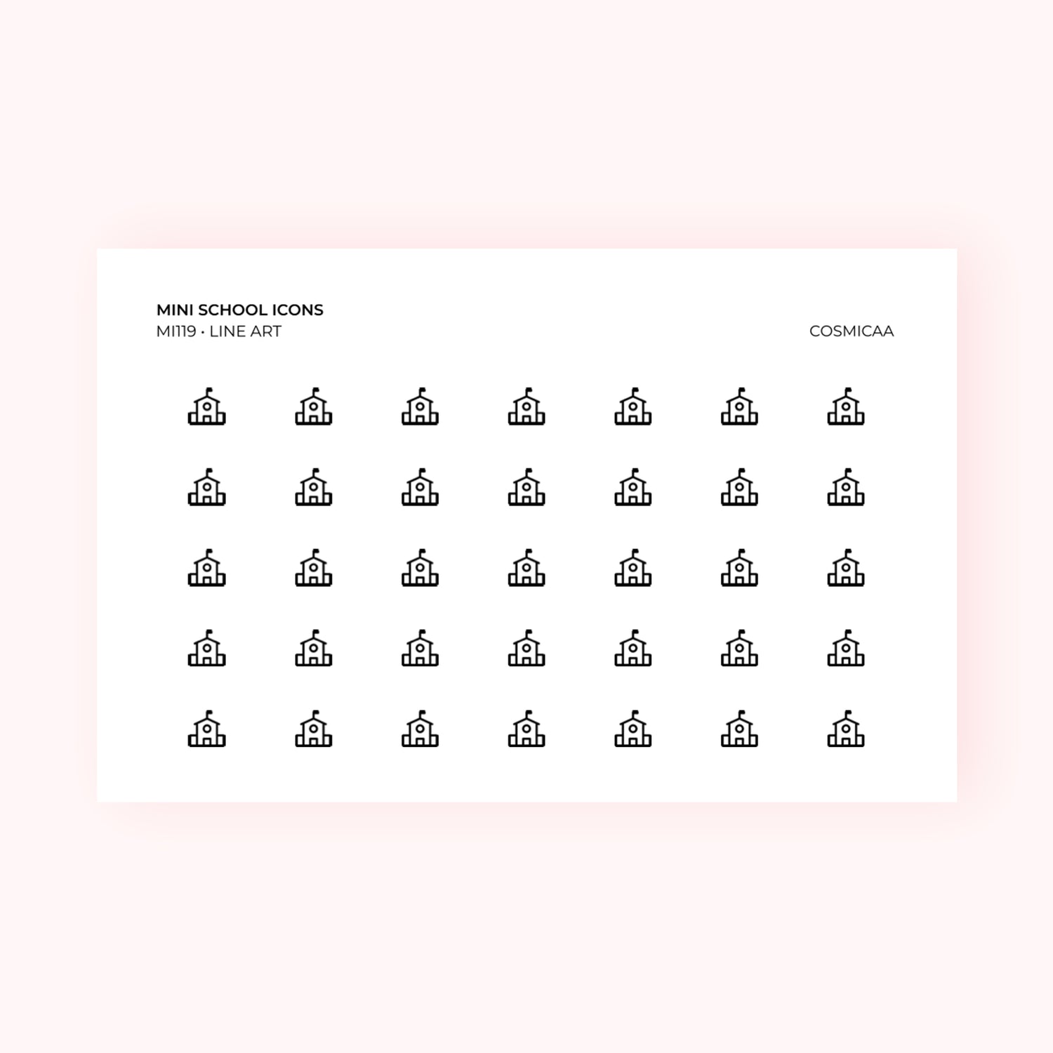Mini icons - School