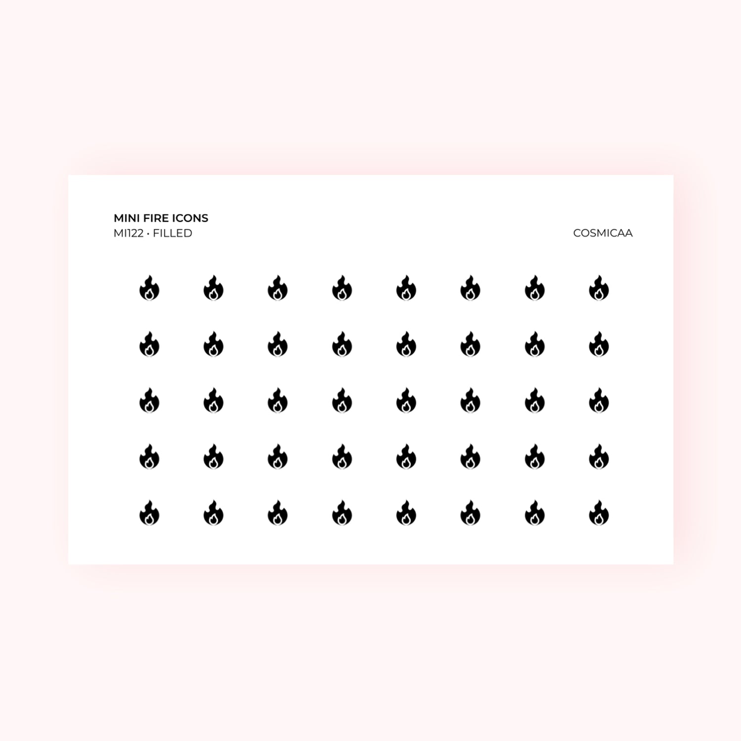 Mini icons - Fire