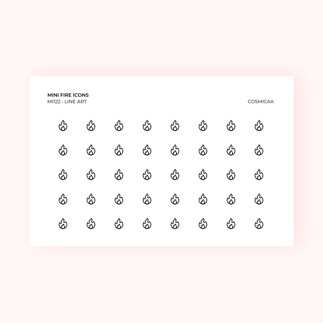 Mini icons - Fire