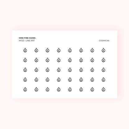 Mini icons - Fire
