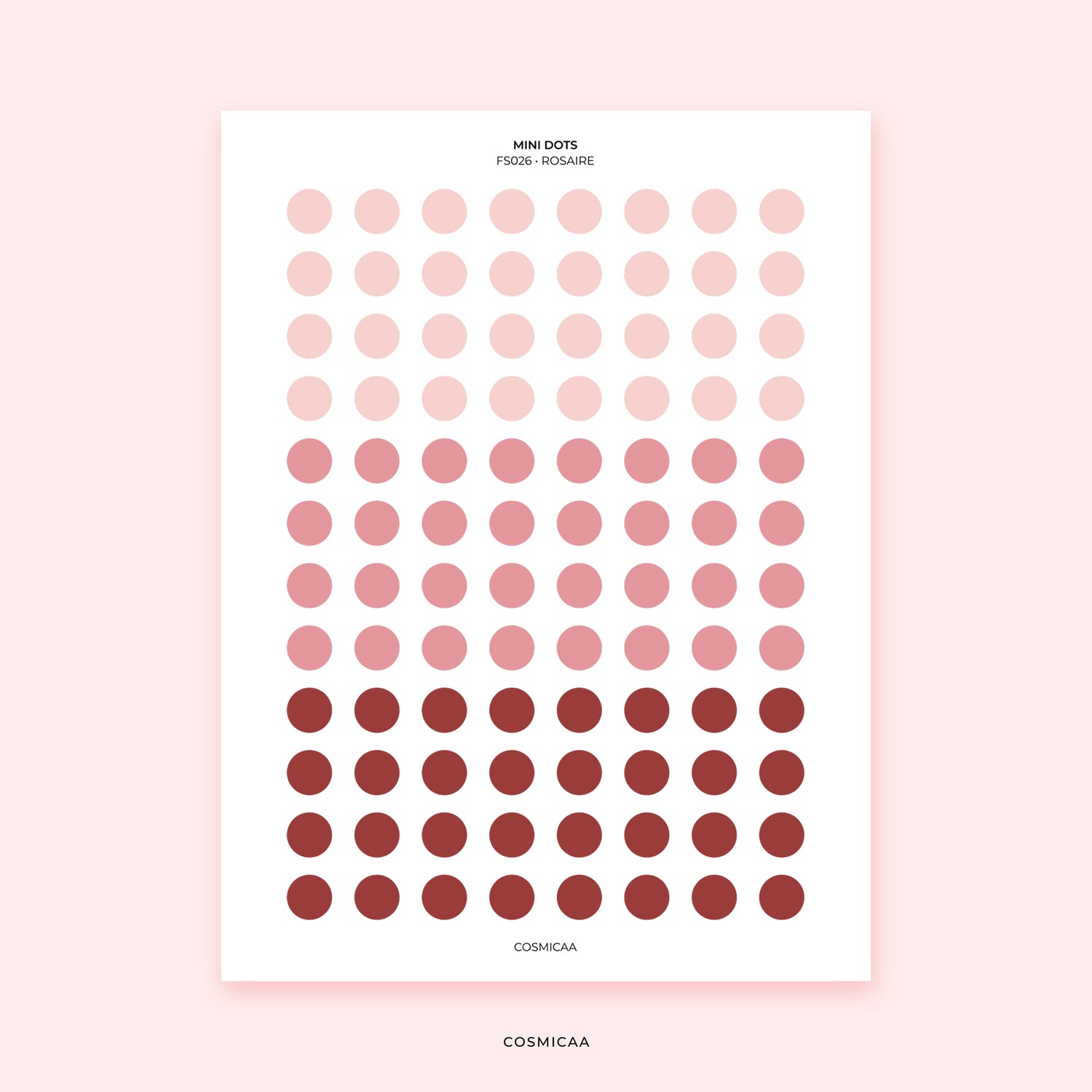 Mini Planner Dots - Planner stickers