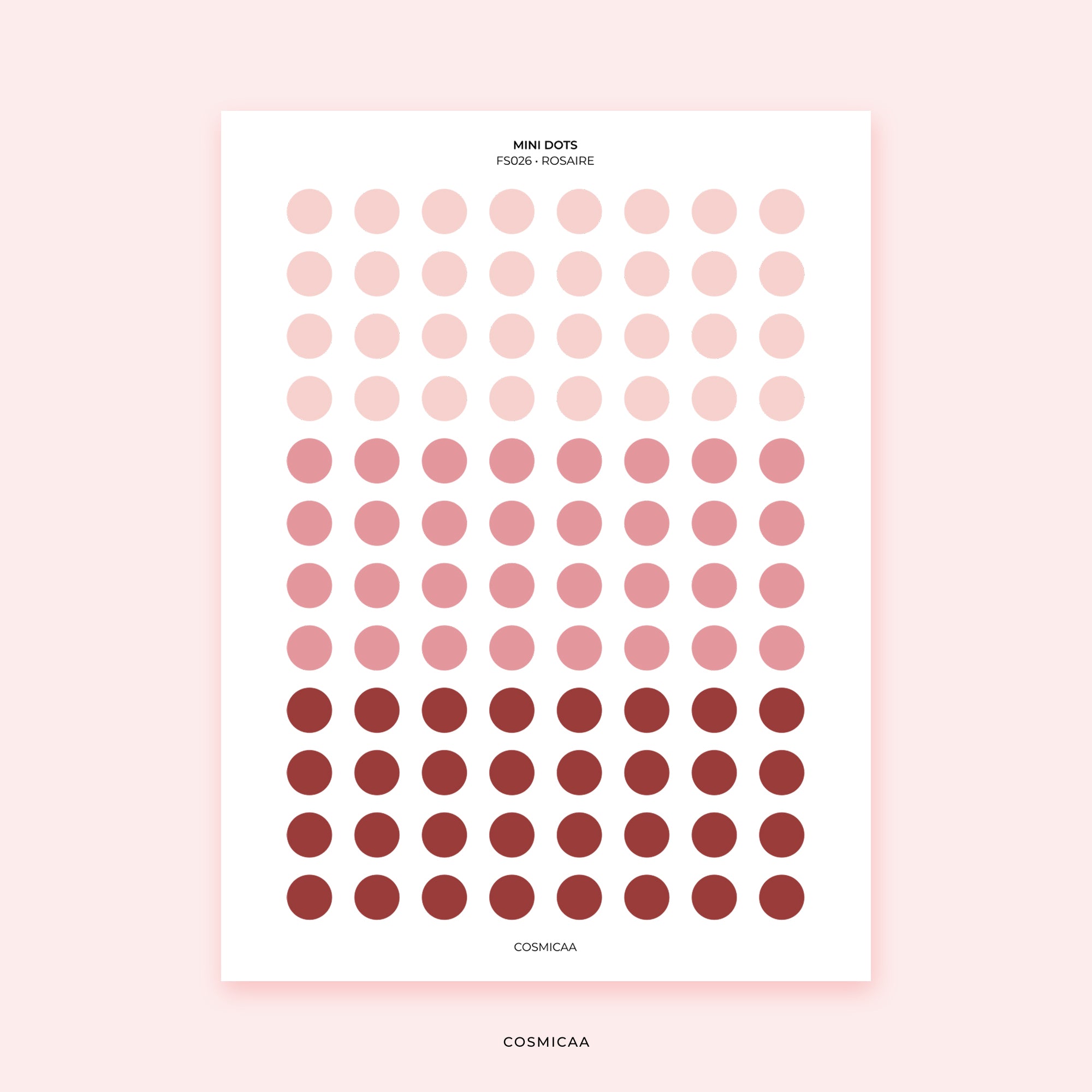 Mini Planner Dots - Planner stickers