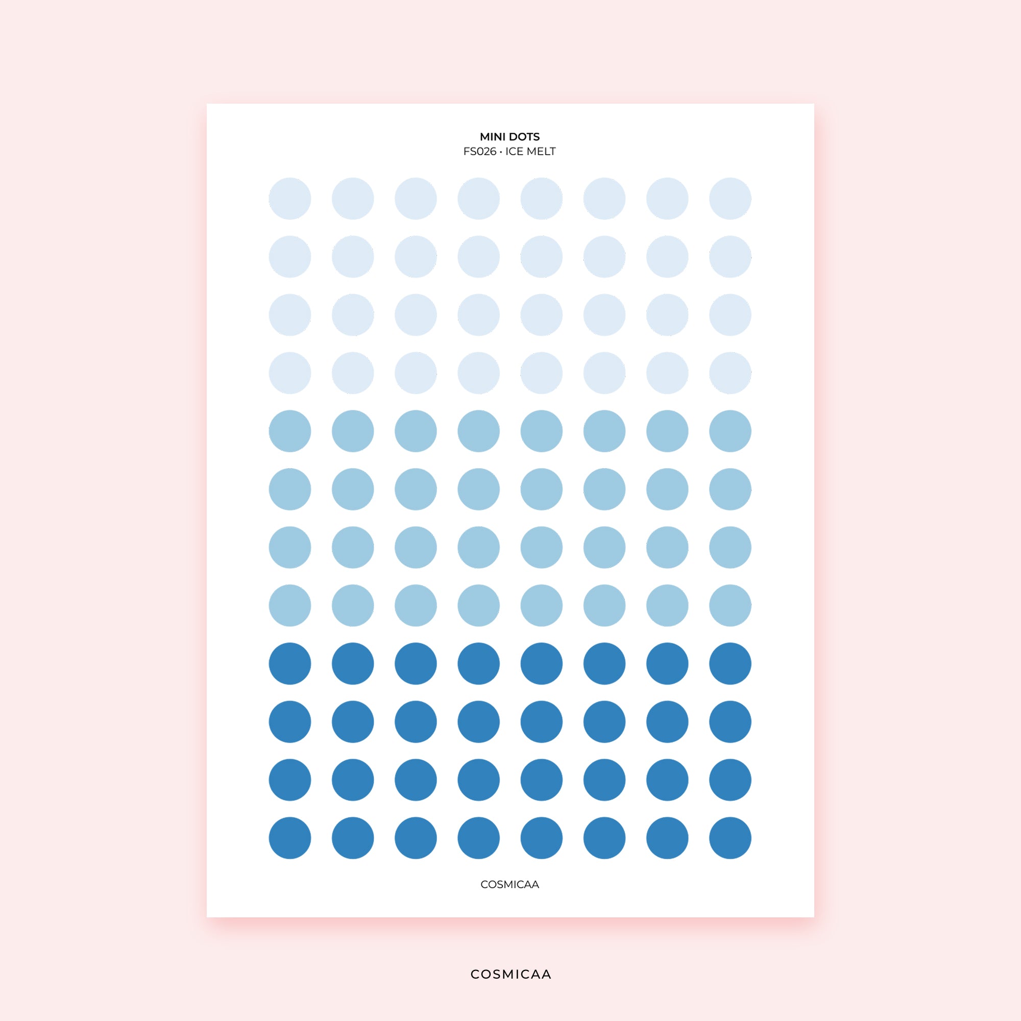 Mini Planner Dots - Planner stickers