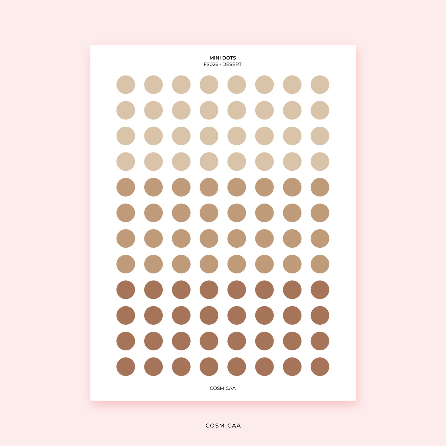 Mini Planner Dots - Planner stickers