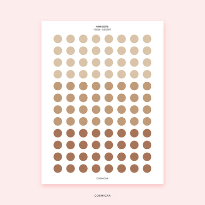 Mini Planner Dots - Planner stickers