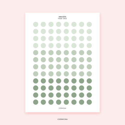 Mini Planner Dots - Planner stickers