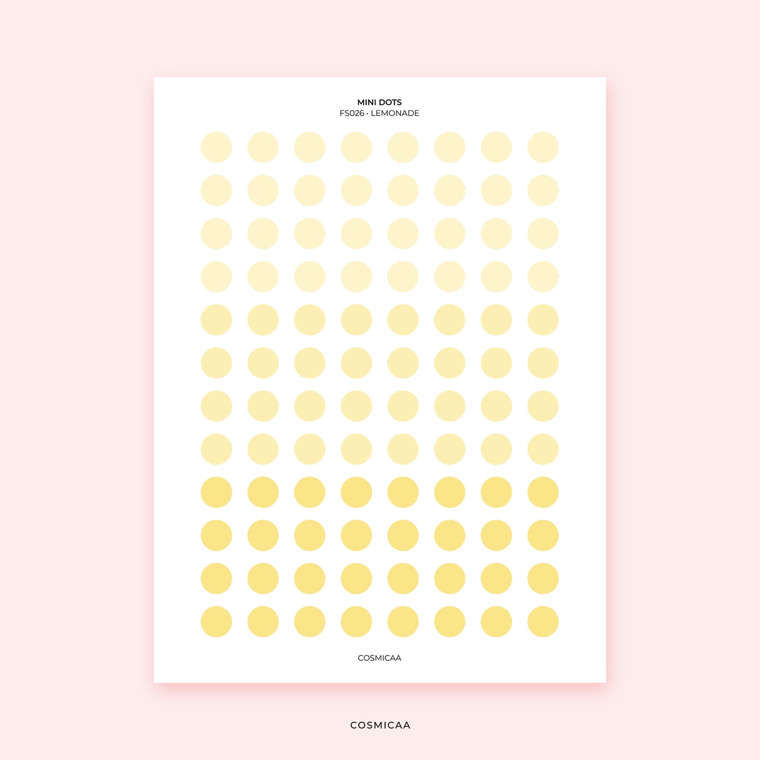 Mini Planner Dots - Planner stickers