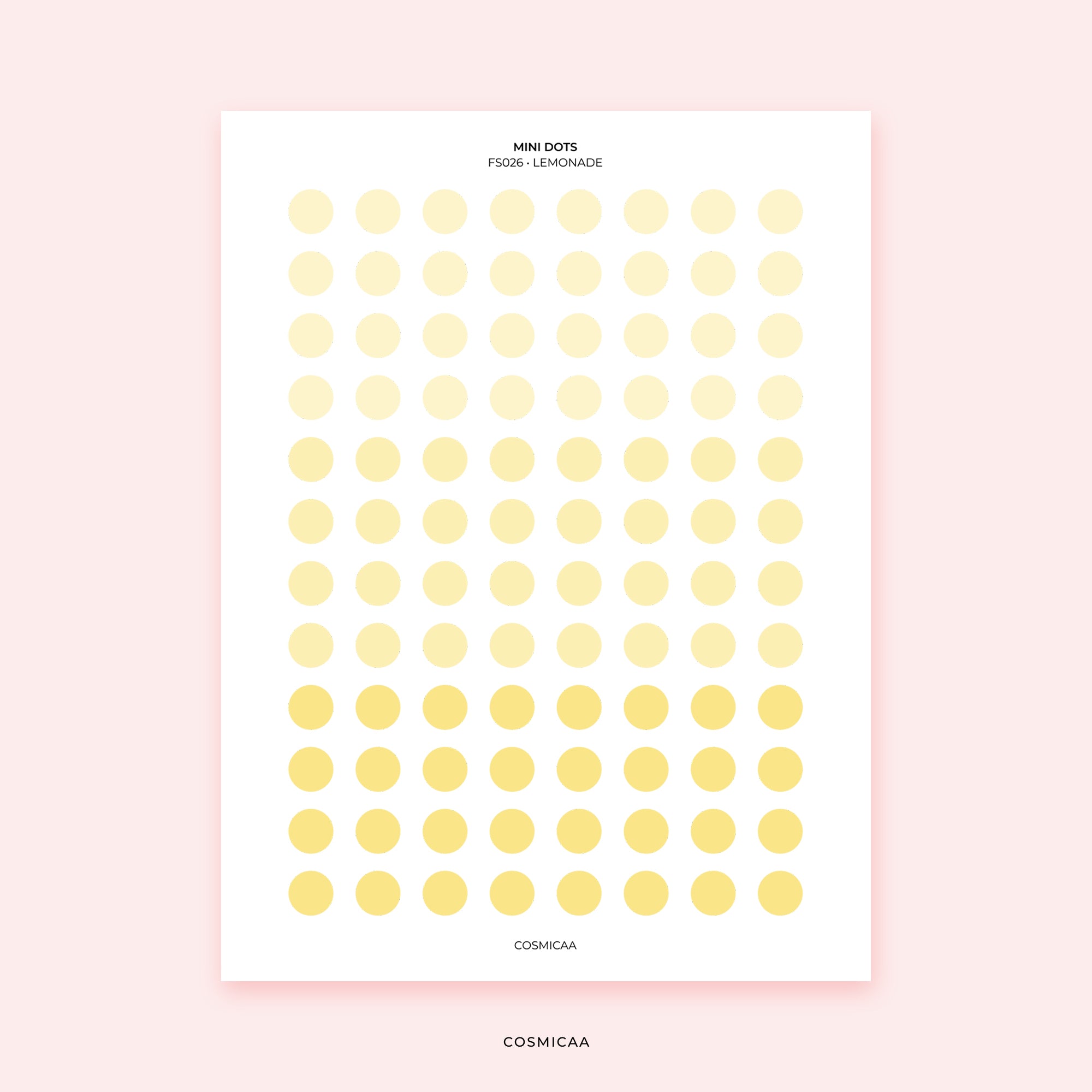 Mini Planner Dots - Planner stickers