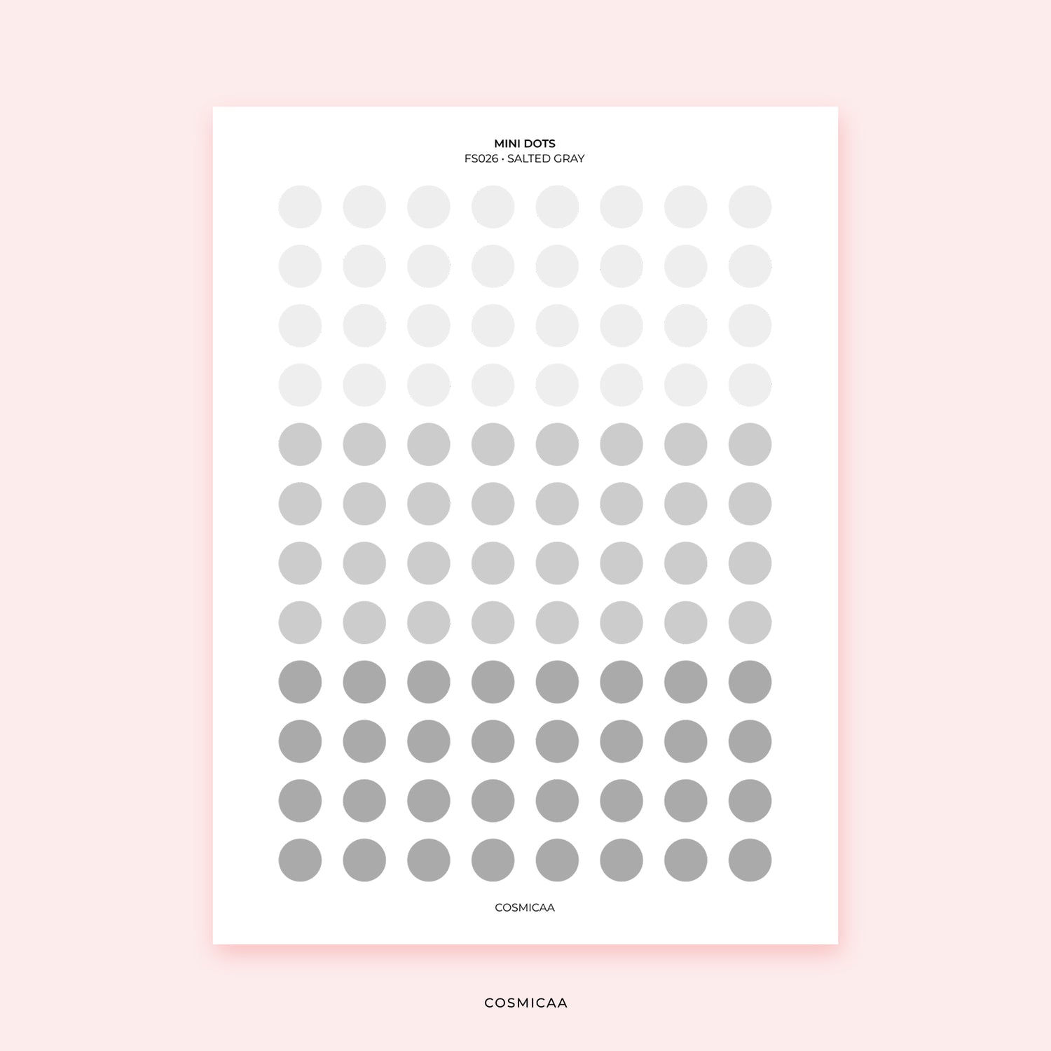 Mini Planner Dots - Planner stickers