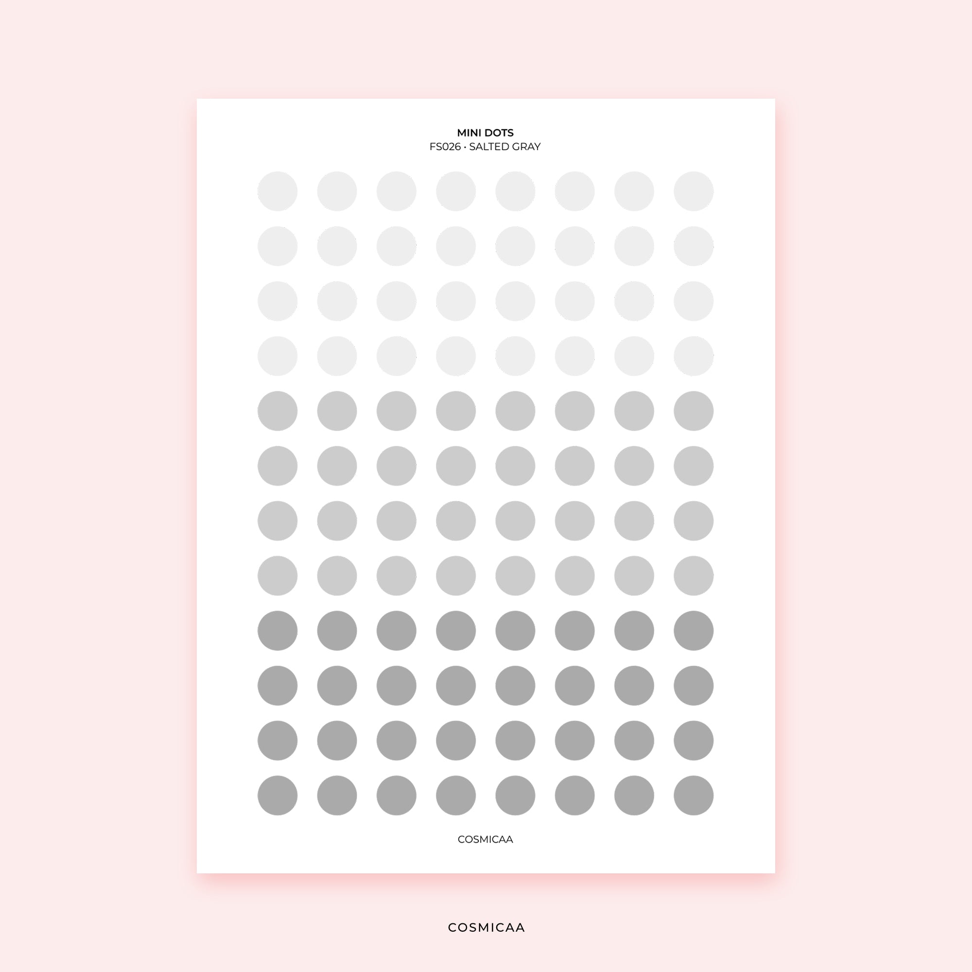 Mini Planner Dots - Planner stickers